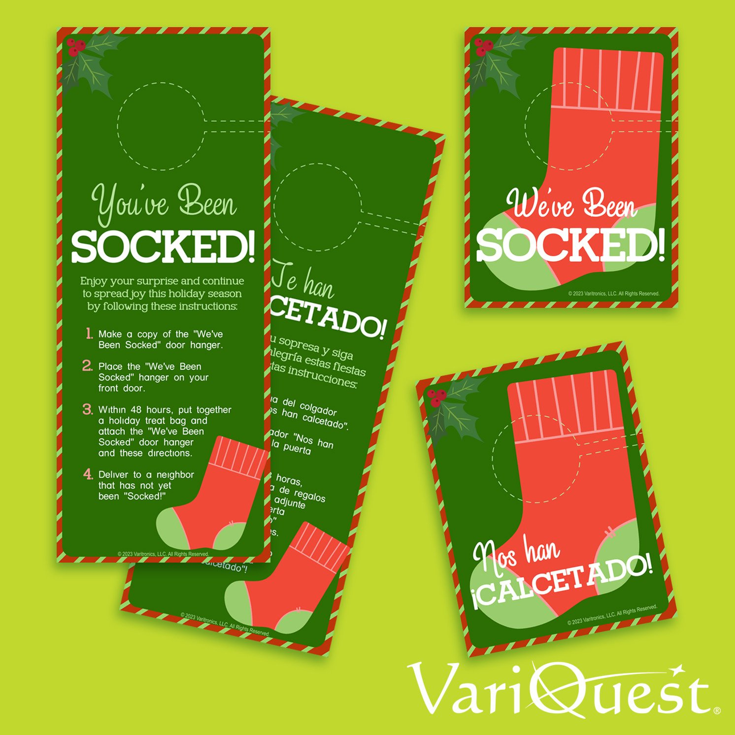 You&amp;#039;Ve Been Socked Printables | Variquest for You Ve Been Socked Free Printable