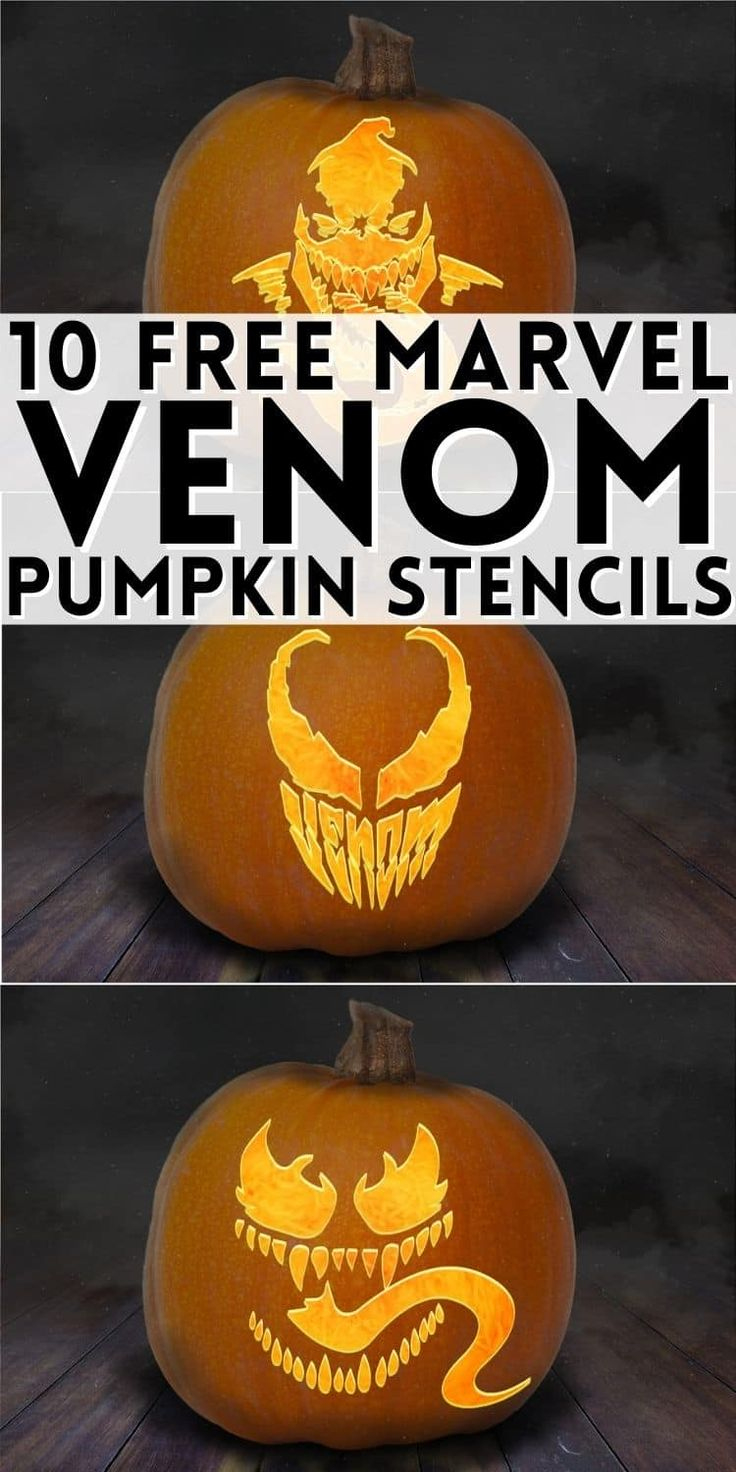 10 Of The Best Venom Pumpkin Stencils With Full Instructions On within Venom Pumpkin Stencils Printable