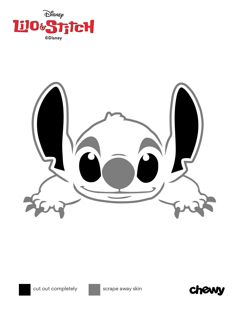 12 Disney Pumpkin Carving Stencils | Chewy regarding Printable Stitch Pumpkin Carving Stencil