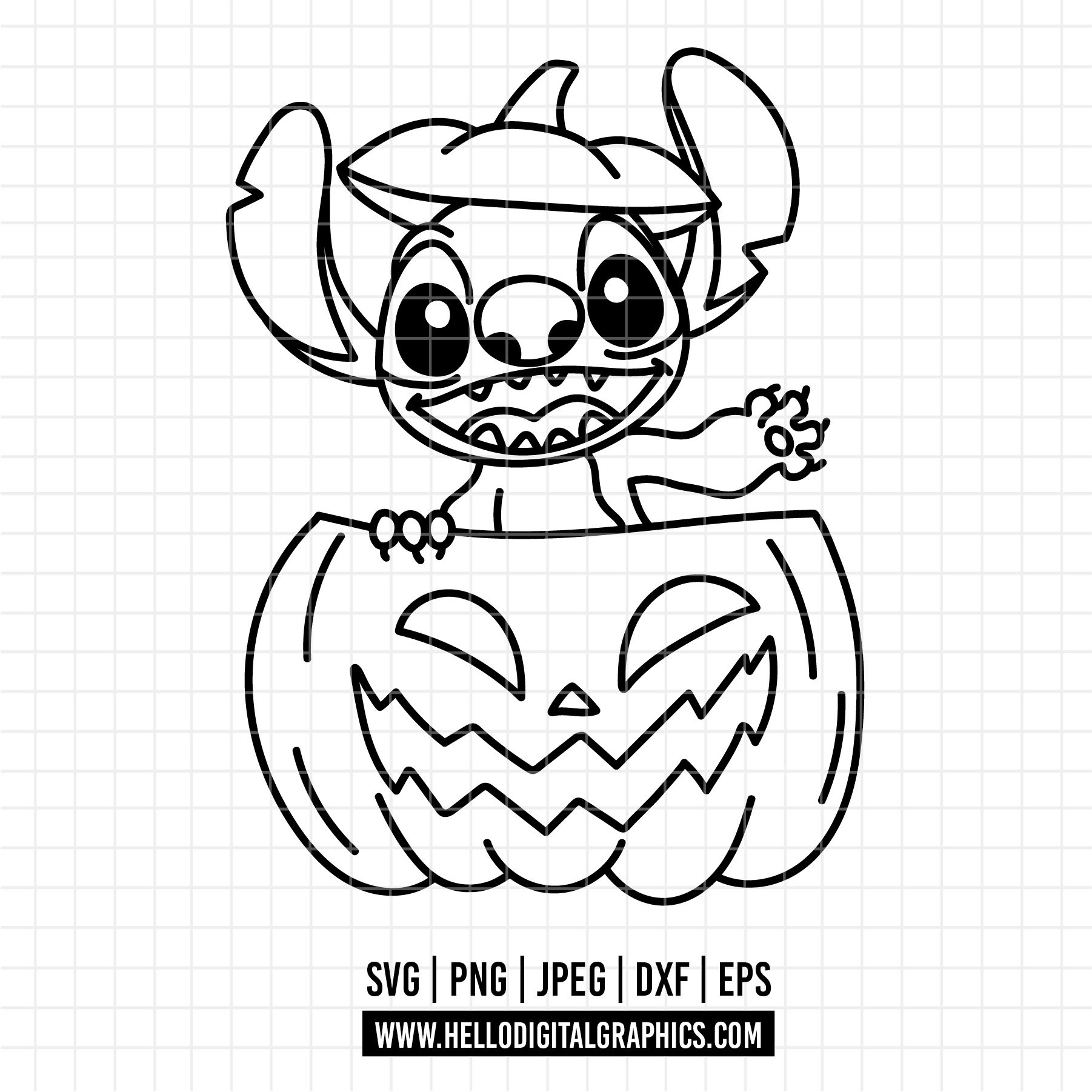 1572 - Stitch Halloween Svg, Eps, Png - Lilo Y Stitch Clipart with regard to Printable Lilo And Stitch Pumpkin Stencil
