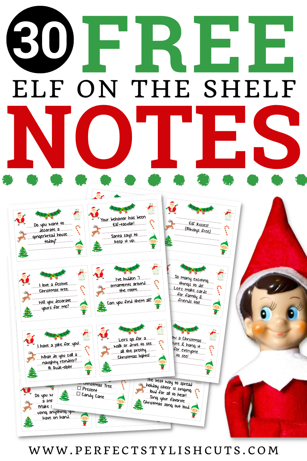 30 Free Elf On The Shelf Printable Notes throughout Free Printables Elf On The Shelf