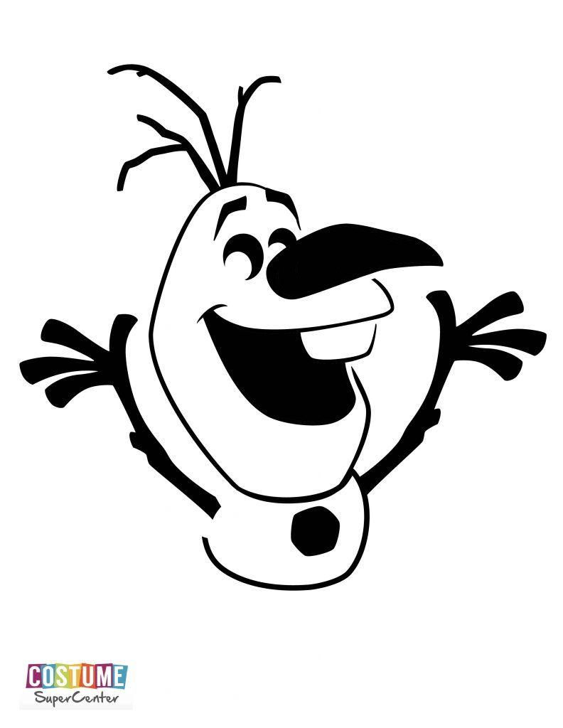 5 Free Frozen Pumpkin Carving Templates And Stencils - Classy Mommy with regard to Olaf Printable Pumpkin Stencil