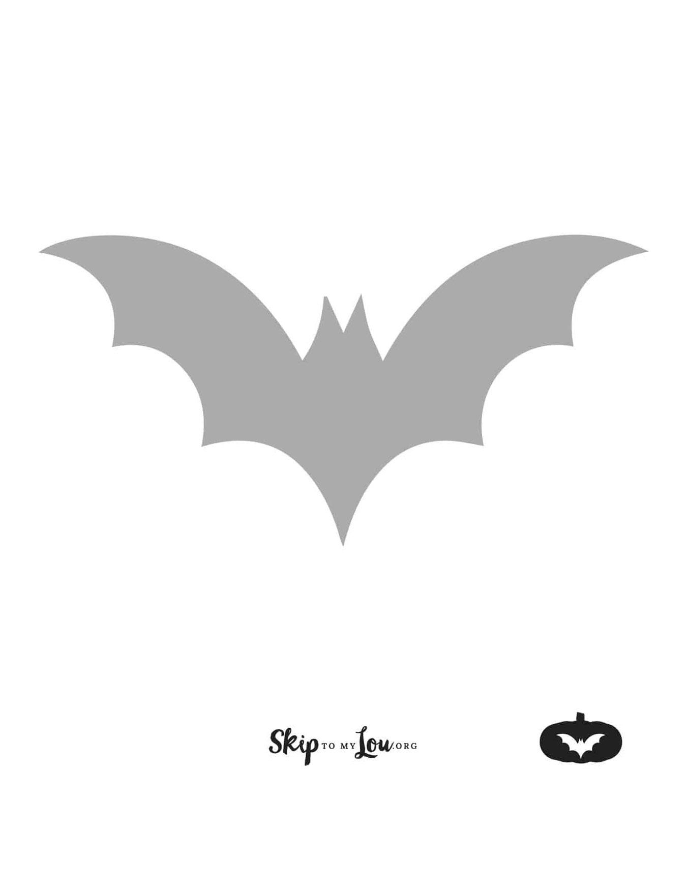 Bat (Free Pumpkin Stencil - Pumpkin Pattern - Pumpkin Template throughout Bat Pumpkin Carving Printable