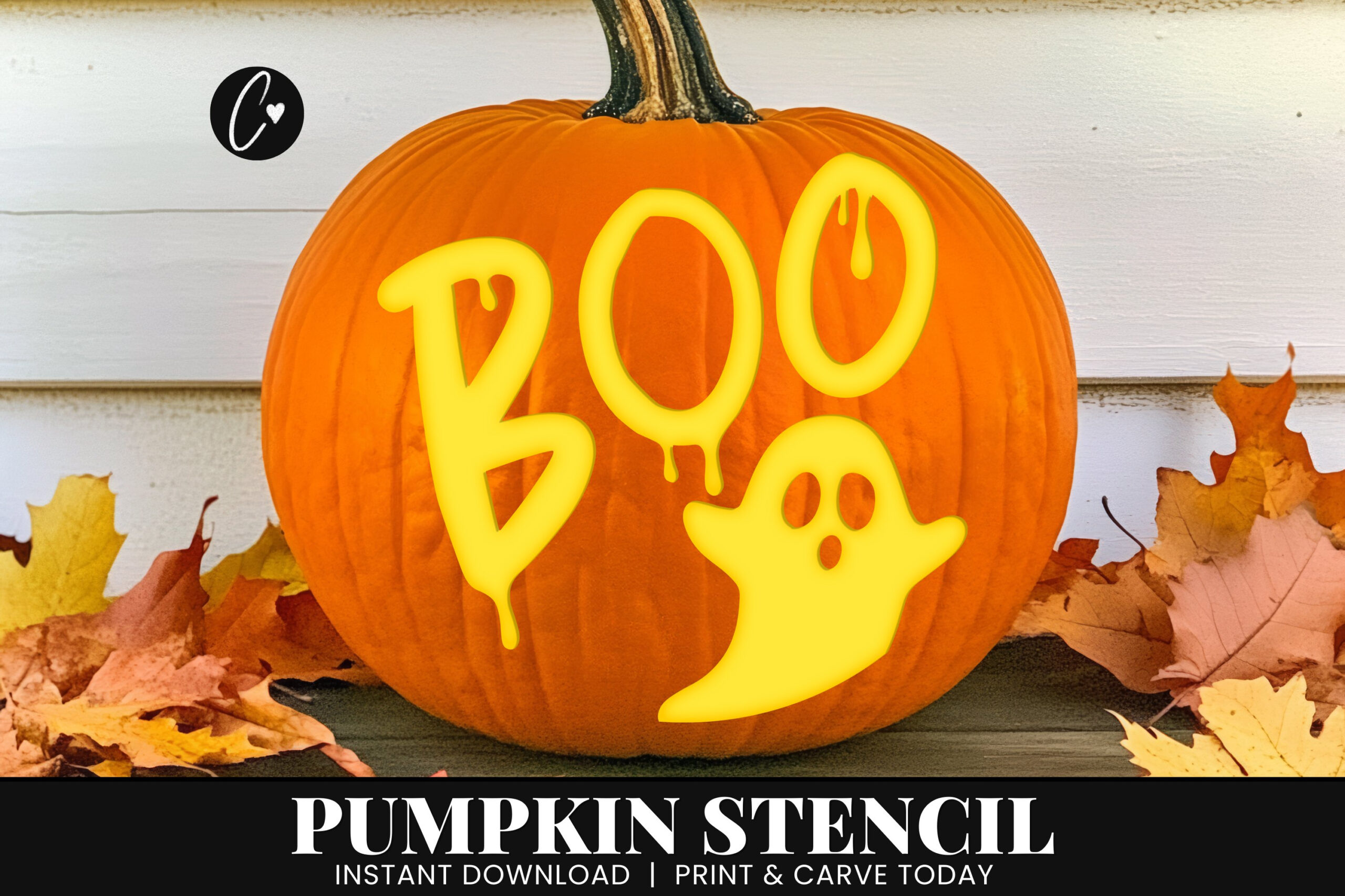 Boo Ghost Pumpkin Stencil | Printable Halloween with Printable Boo Pumpkin Stencil