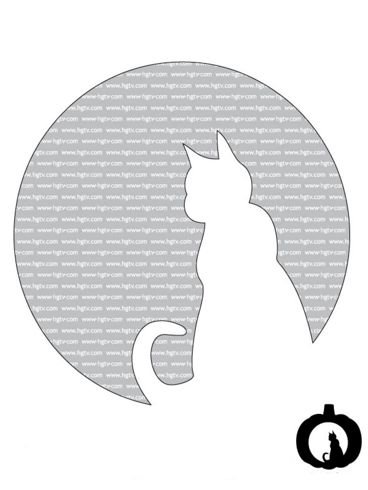 Cat (Free Pumpkin Stencil - Pumpkin Pattern - Pumpkin Template intended for Printable Cat And Moon Pumpkin Stencil