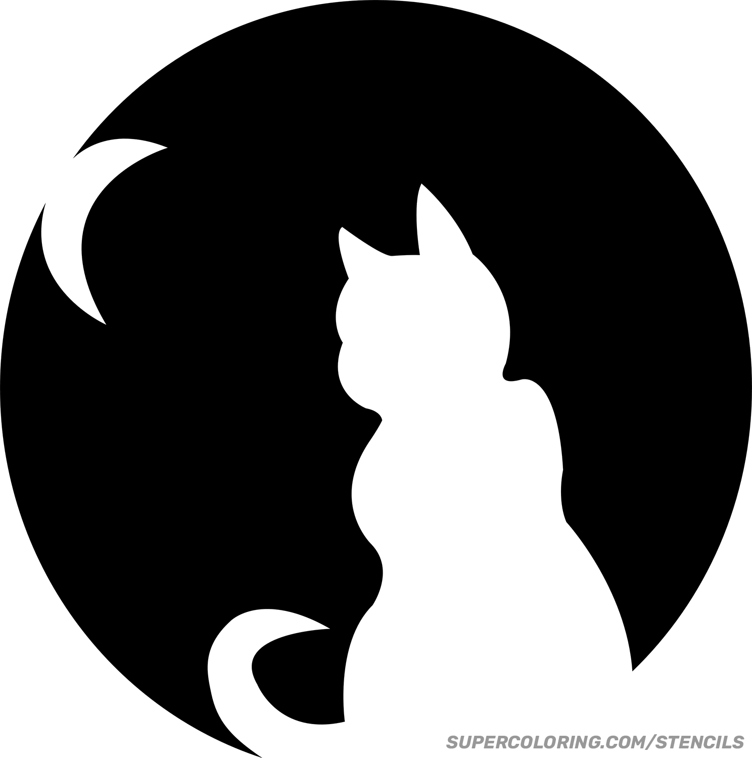 Cat Pumpkin Stencil Printable - Printable Party Favors for Black Cat Pumpkin Stencil Printable