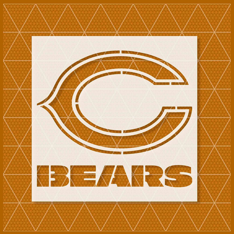 Chicago Bears Stencil | Lazy Stencils inside Chicago Bears Pumpkin Stencil Printable
