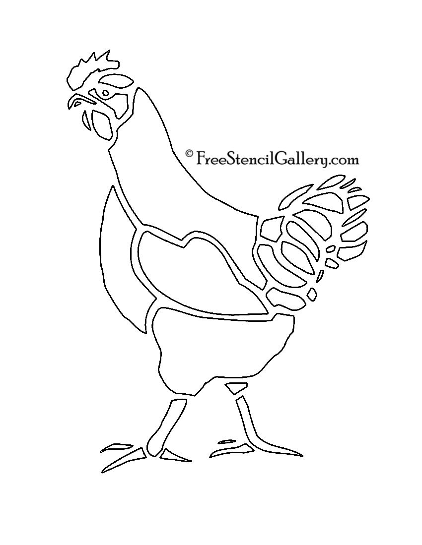 Chicken Stencil | Pumpkin Carving Patterns, Pumpkin Carvings within Printable Chicken Pumpkin Stencil
