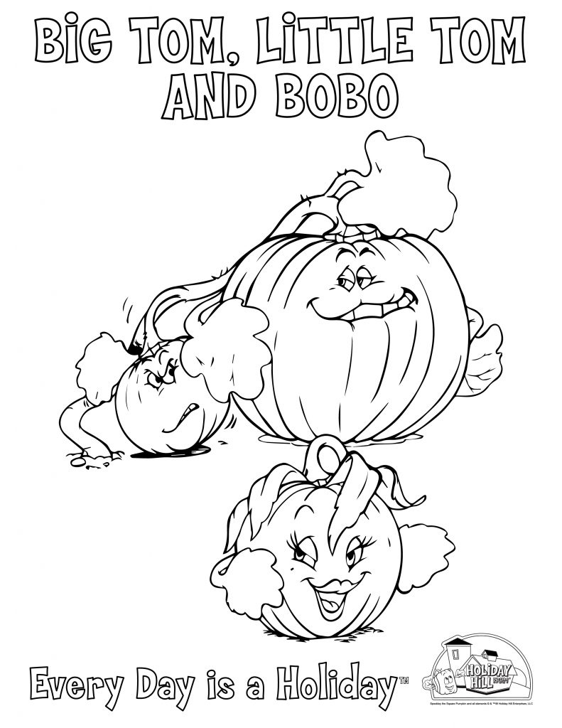 Coloring Sheets - Spookley The Square Pumpkin in Spookley The Square Pumpkin Printables