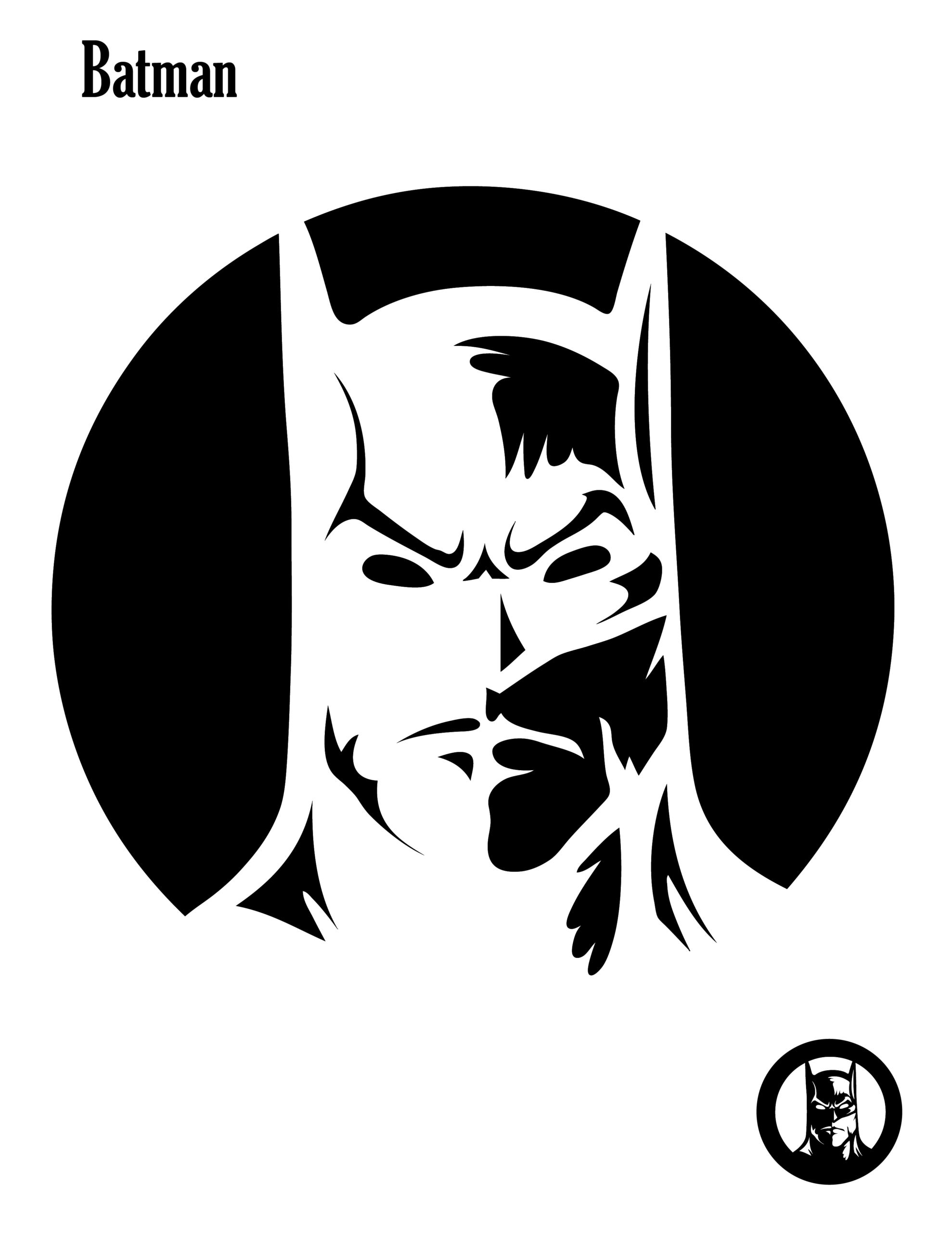 Dc: Batman (Free Pumpkin Stencil - Pumpkin Pattern - Pumpkin regarding Printable Batman Pumpkin Stencil
