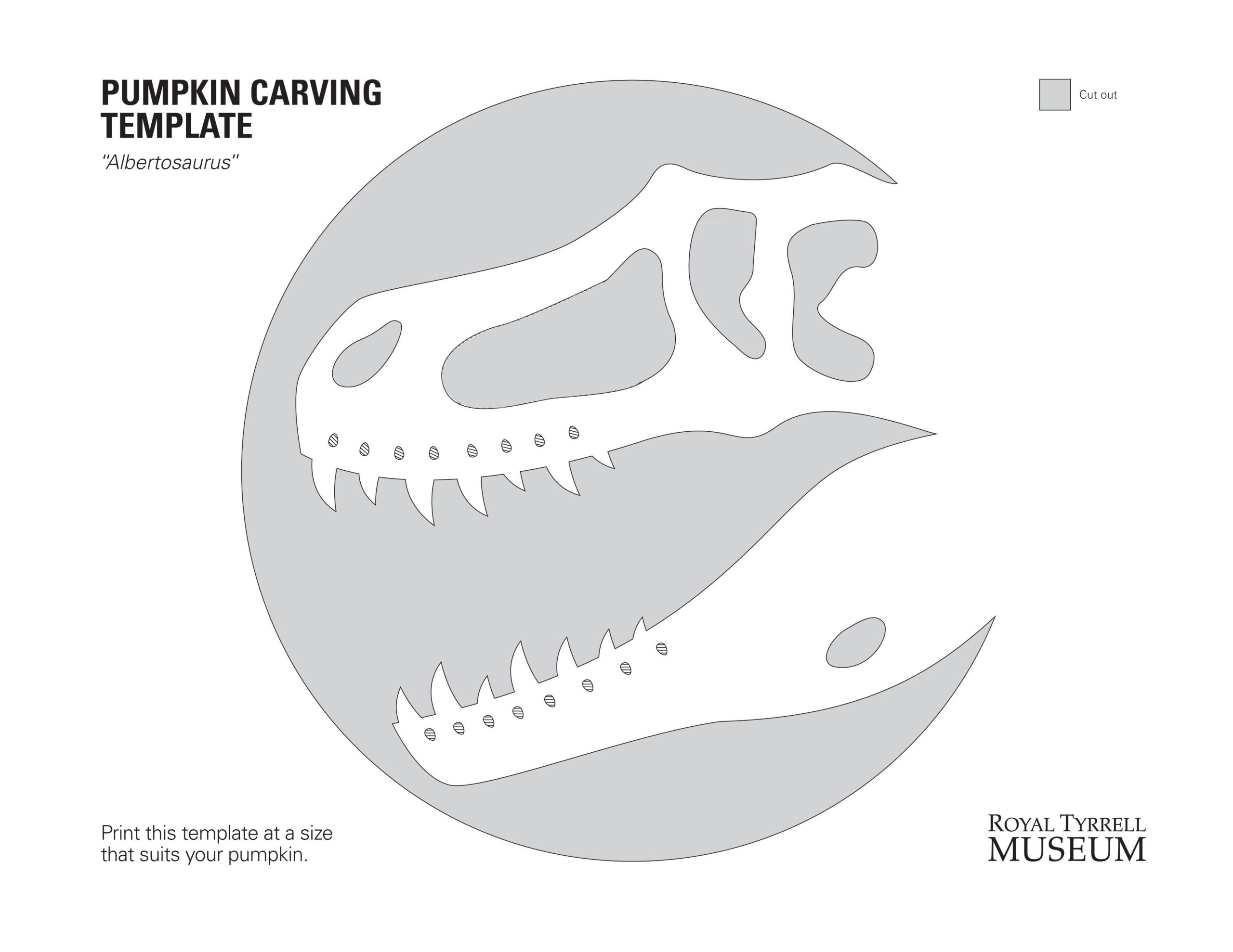 Dinosaur T-Rex Skeleton (Free Pumpkin Stencil - Pumpkin Pattern regarding Printable T Rex Pumpkin Stencil