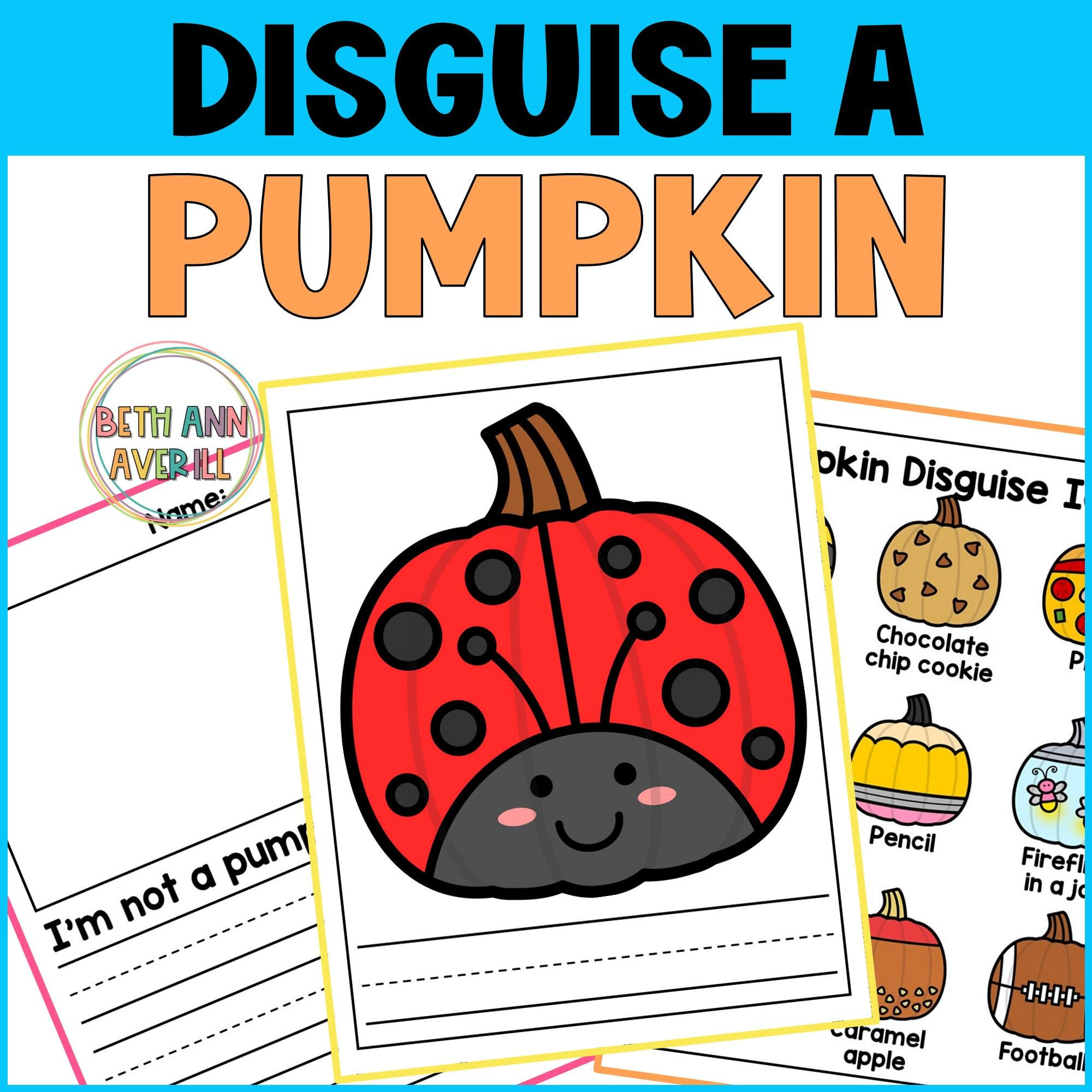 Disguise A Pumpkin Craft Activity For Halloween Bulletin Board for Disguise A Pumpkin Printable