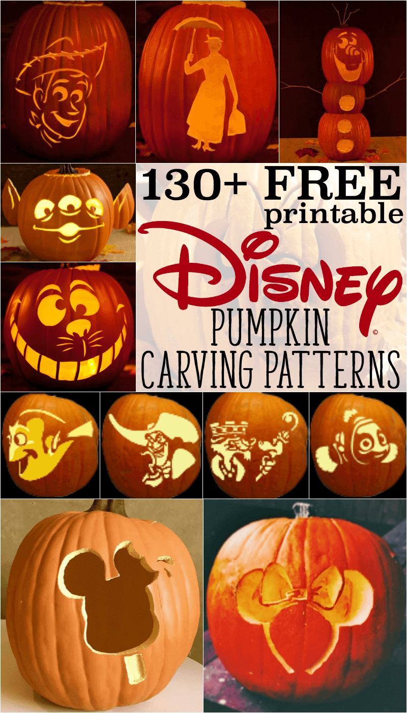 Disney Pumpkin Stencils: Over 150 Free Printables And Ideas within Beauty And The Beast Pumpkin Stencil Printable