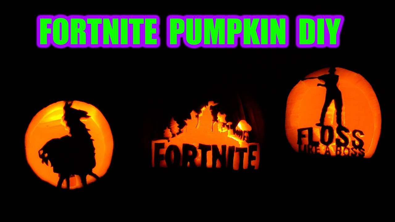 Diy Fortnite Pumpkin Carving [How To] throughout Fortnite Pumpkin Stencil Printable