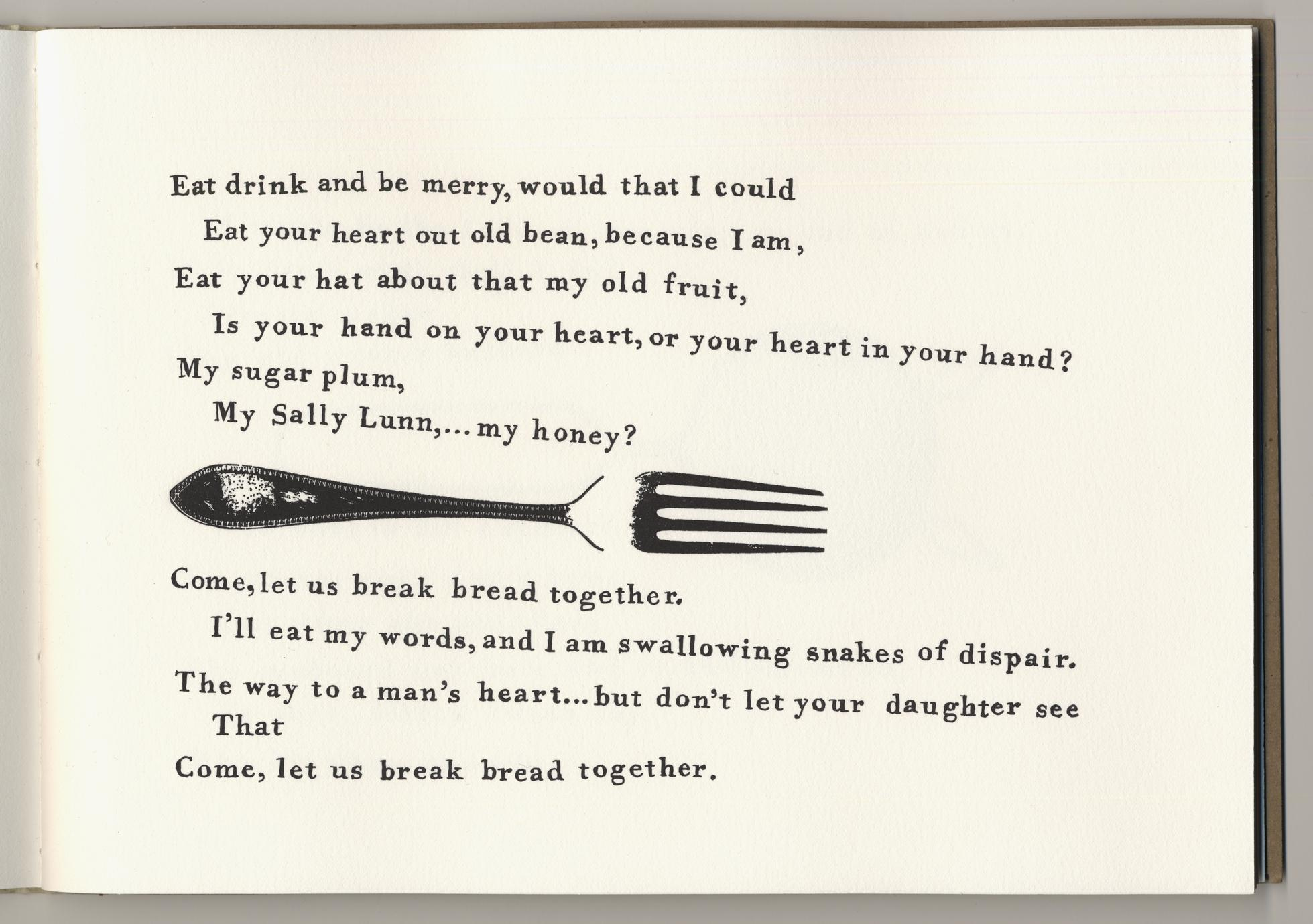 Eat Book (1 Of 2) - Uwdc - Uw-Madison Libraries intended for Keep Your Fork Printable