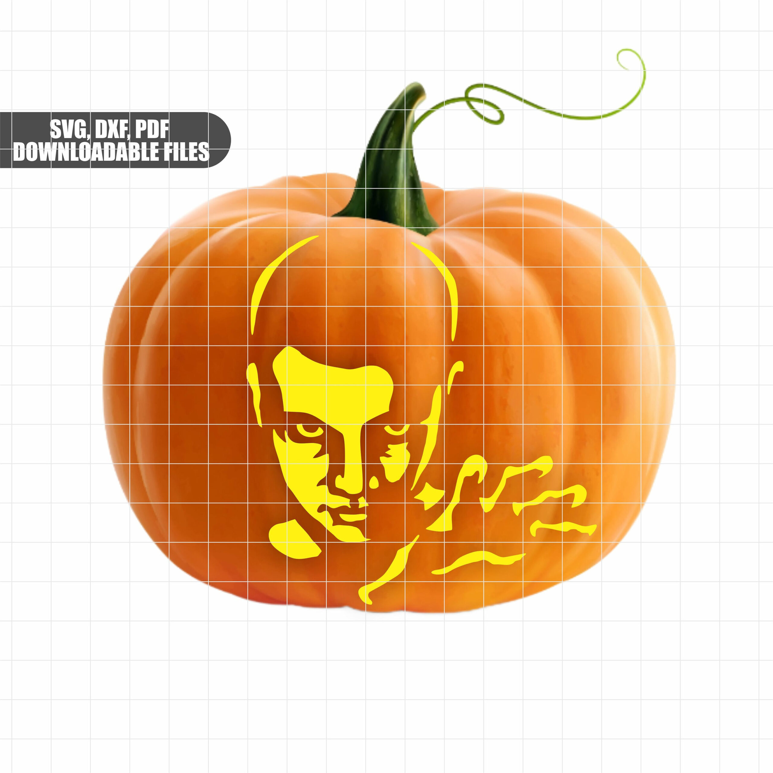 Eleven Stranger Things Svg, Pumpkin ,Printable Jack O Lantern in Printable Stranger Things Pumpkin Stencil