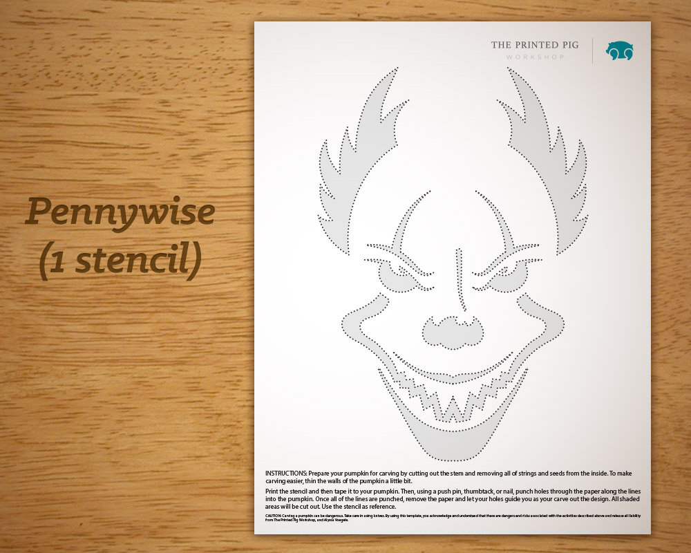 Exclusive And Original Printable Pumpkin Carving Pattern regarding Printable Clown Pumpkin Stencils