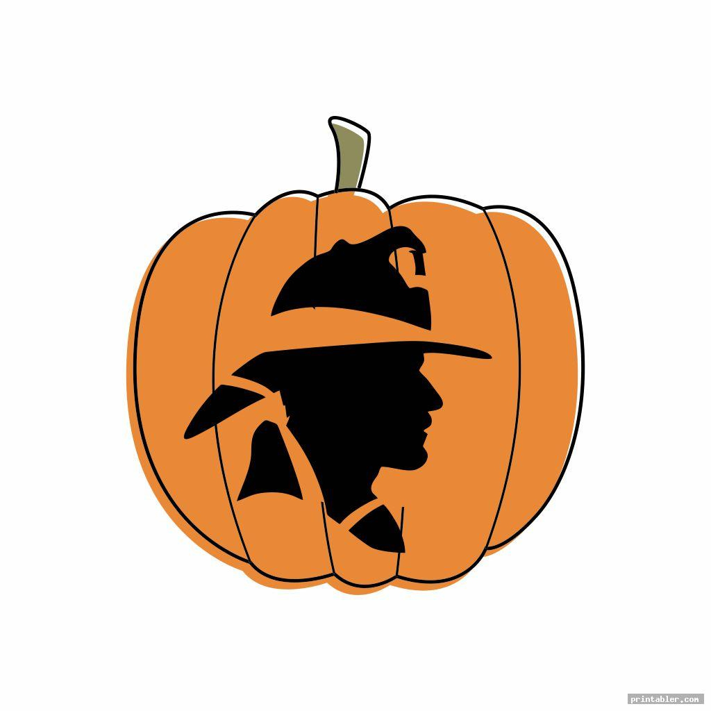 Firefighter Pumpkin Carving Patterns - Sewing Pattern Library pertaining to Printable Firefighter Pumpkin Carving Stencils