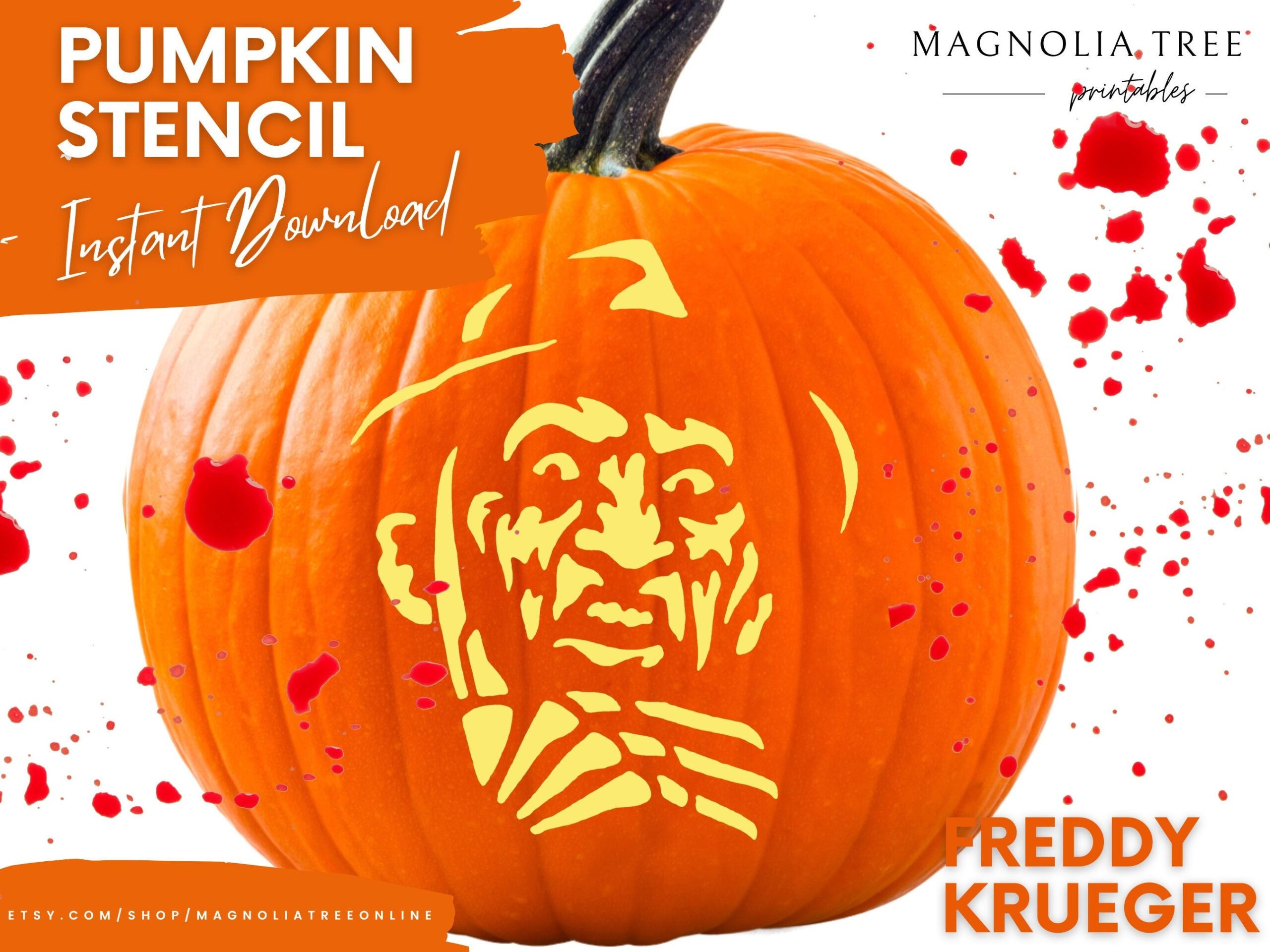 Freddy Krueger Pumpkin Carving Stencil: Easy-To-Carve Pattern intended for Printable Freddy Krueger Pumpkin Stencils