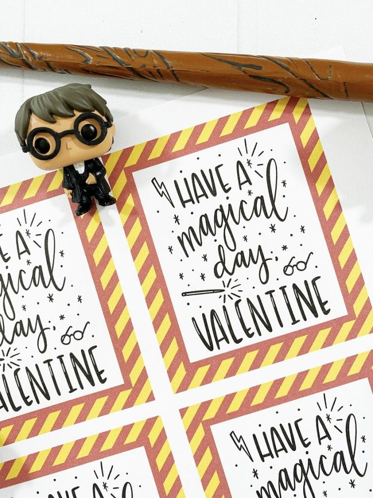Free Printable Harry Potter Valentines - Pineapple Paper Co. intended for Harry Potter Valentine Printables