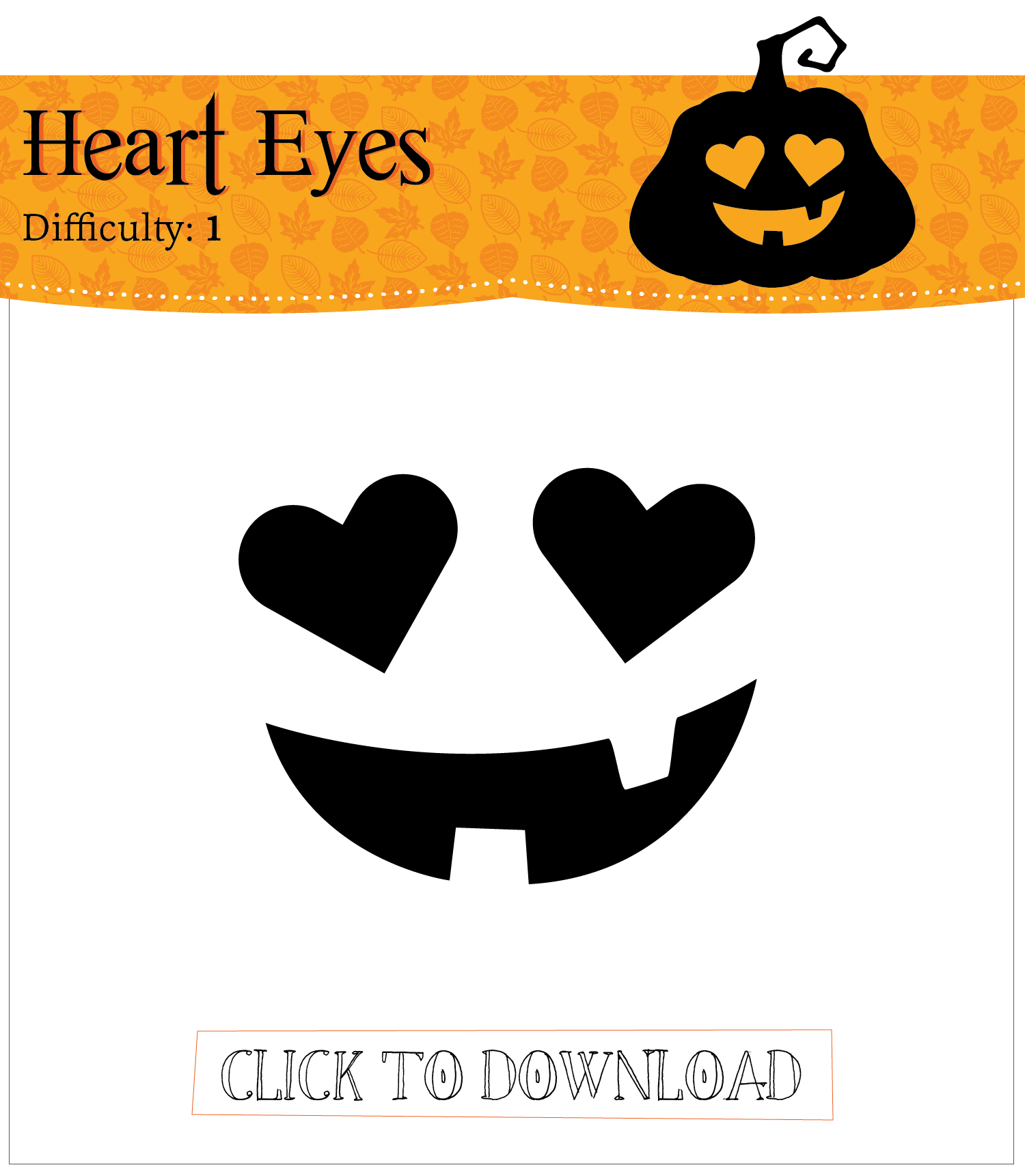 Free Printable Jack O'Lantern Templates For All Ages (Guest Post intended for Heart Eyes Pumpkin Stencil Printable