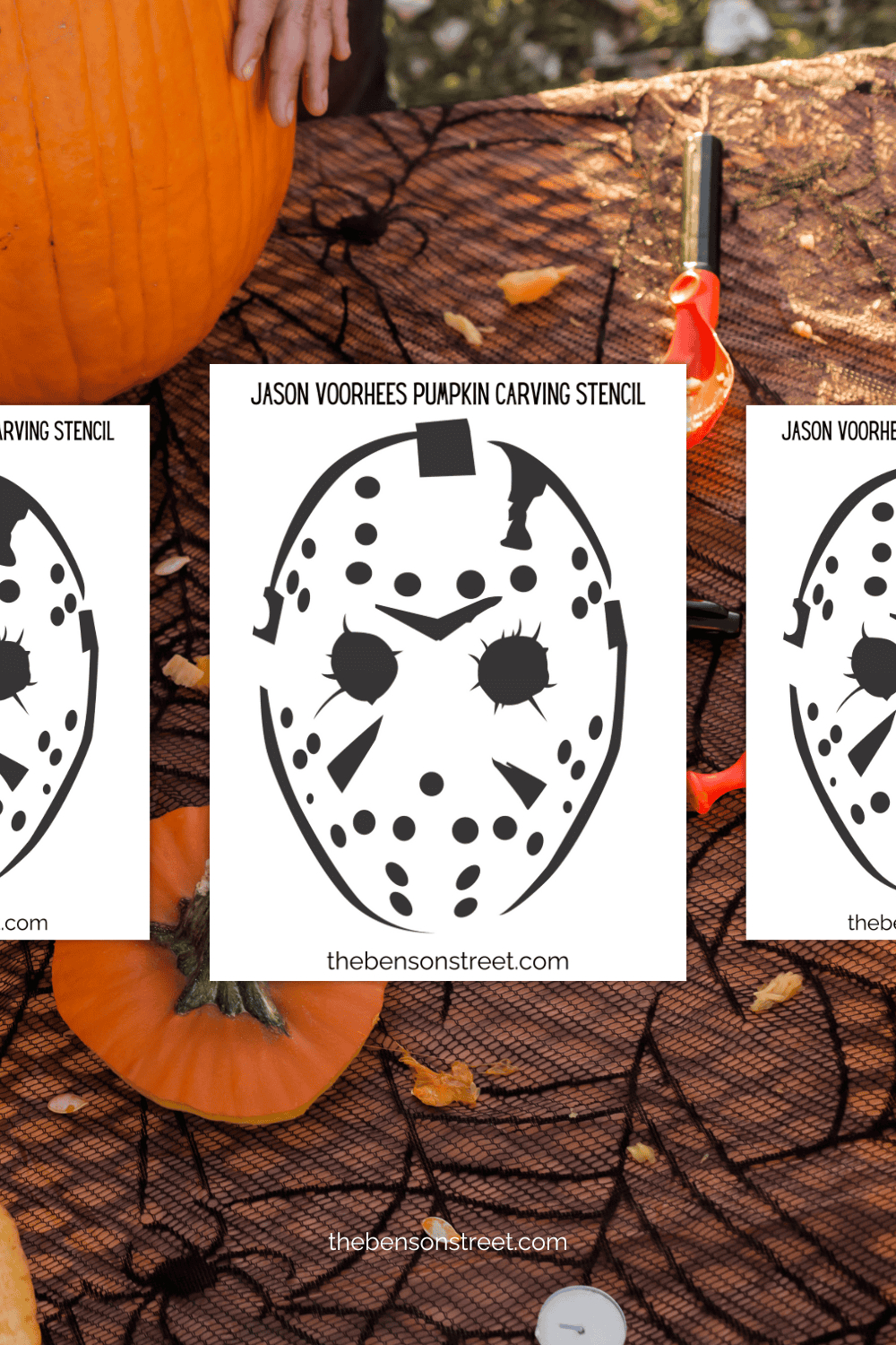 Free Printable Jason Voorhees Pumpkin Stencil Mask Pattern - The pertaining to Printable Jason Voorhees Pumpkin Stencil