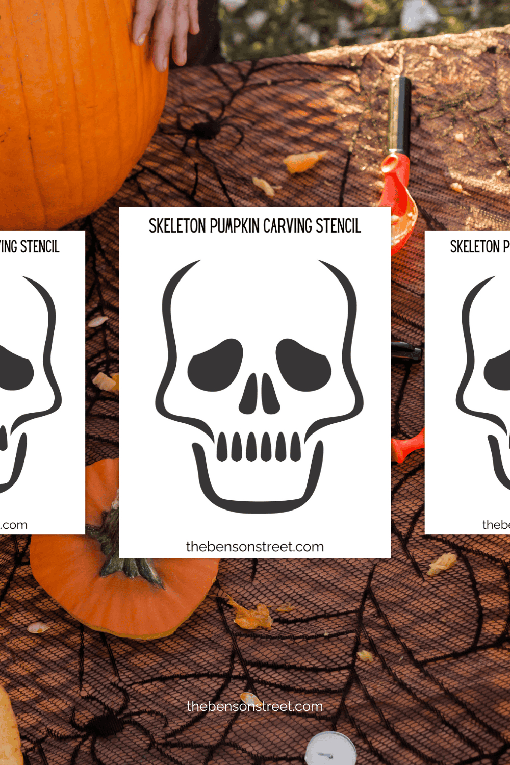 Free Printable Skeleton Pumpkin Stencil Pattern Of A Skull - The pertaining to Printable Skull Pumpkin Stencils