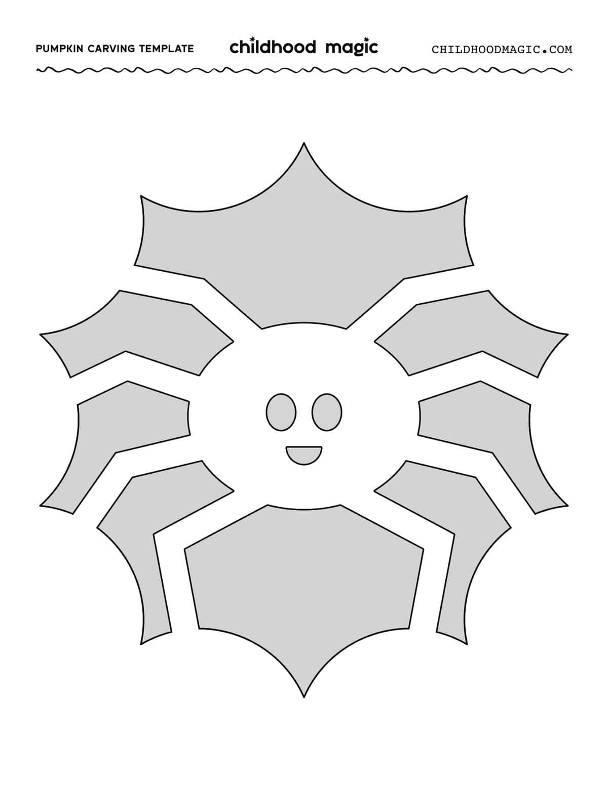 Free Printable Templates For Carving Pumpkins - Childhood Magic within Free Printable Spider Pumpkin Stencil