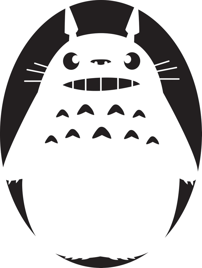 Free Studio Ghibli Pumpkin Templates | Ps Tech in Printable Studio Ghibli Pumpkin Stencil