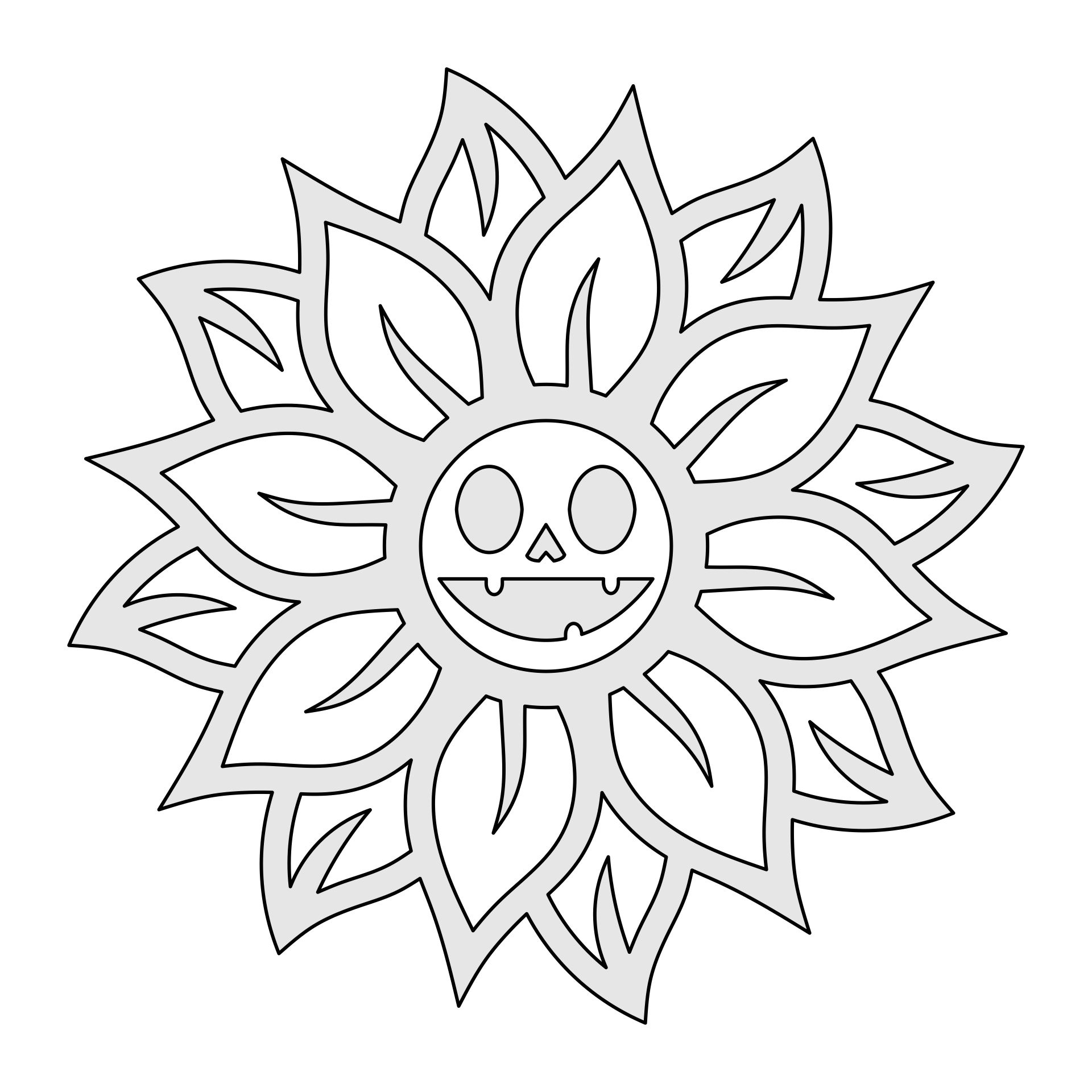 Halloween Pumpkin Templates - 15 Free Pdf Printables | Printablee throughout Sunflower Pumpkin Carving Stencil Printable