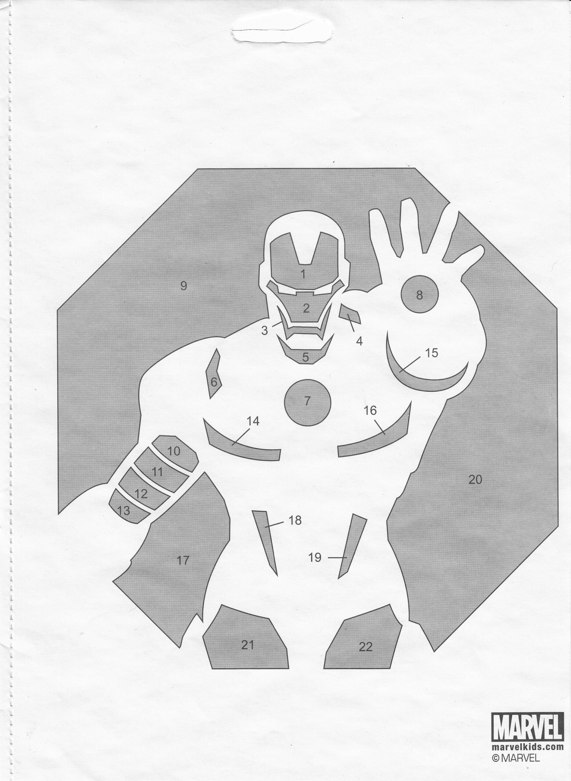 Iron Man (Pumpkin Stencil - Pumpkin Pattern - Pumpkin Template regarding Iron Man Pumpkin Stencil Printable