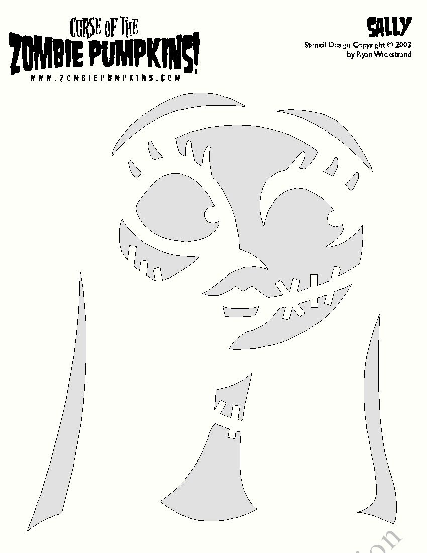 Jack And Sally Pumpkin Carving Templates for Jack Skellington And Sally Pumpkin Stencils Free Printable