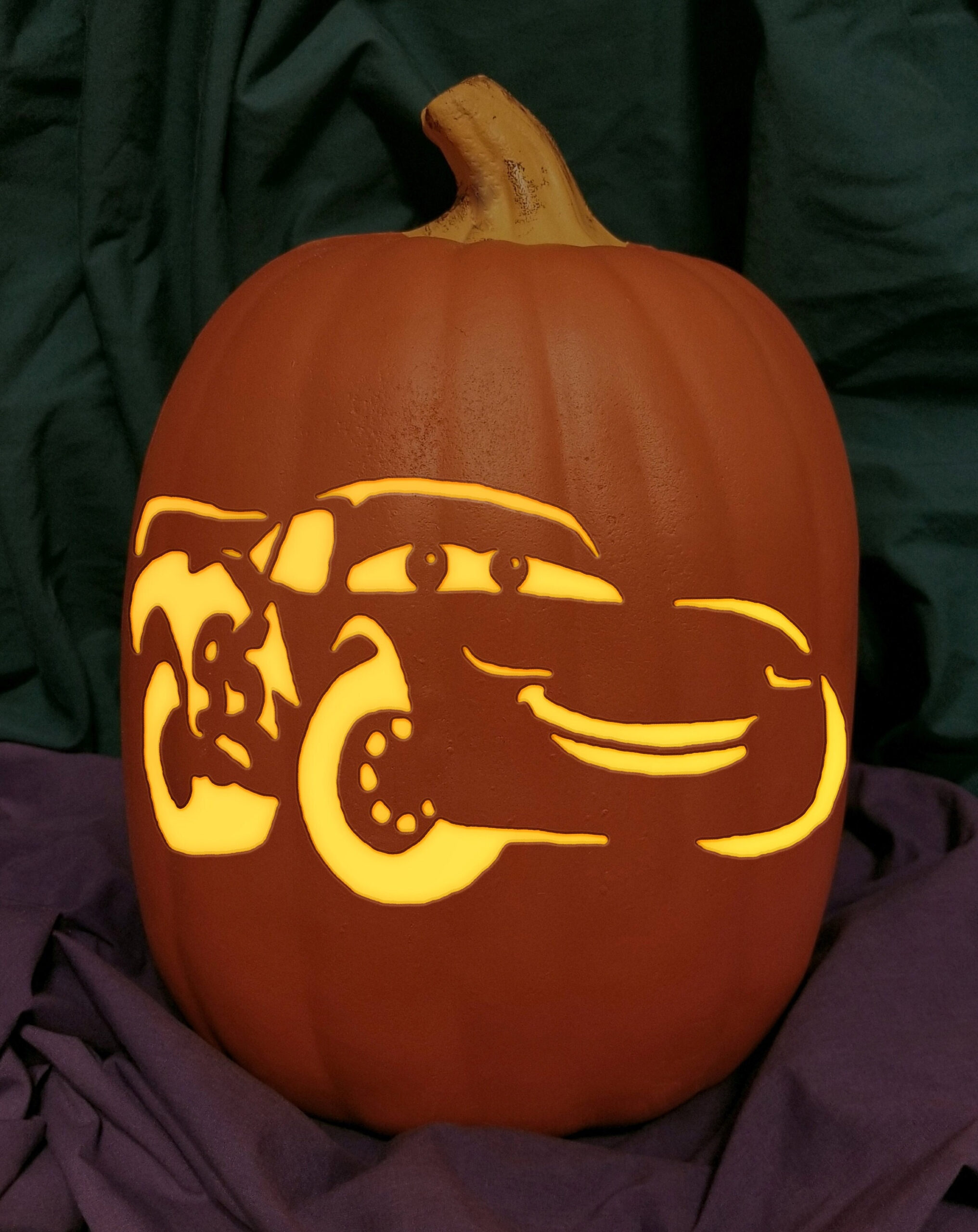 Lightning Mcqueen Pumpkin Stencils - Etsy for Lightning Mcqueen Pumpkin Stencil Printable