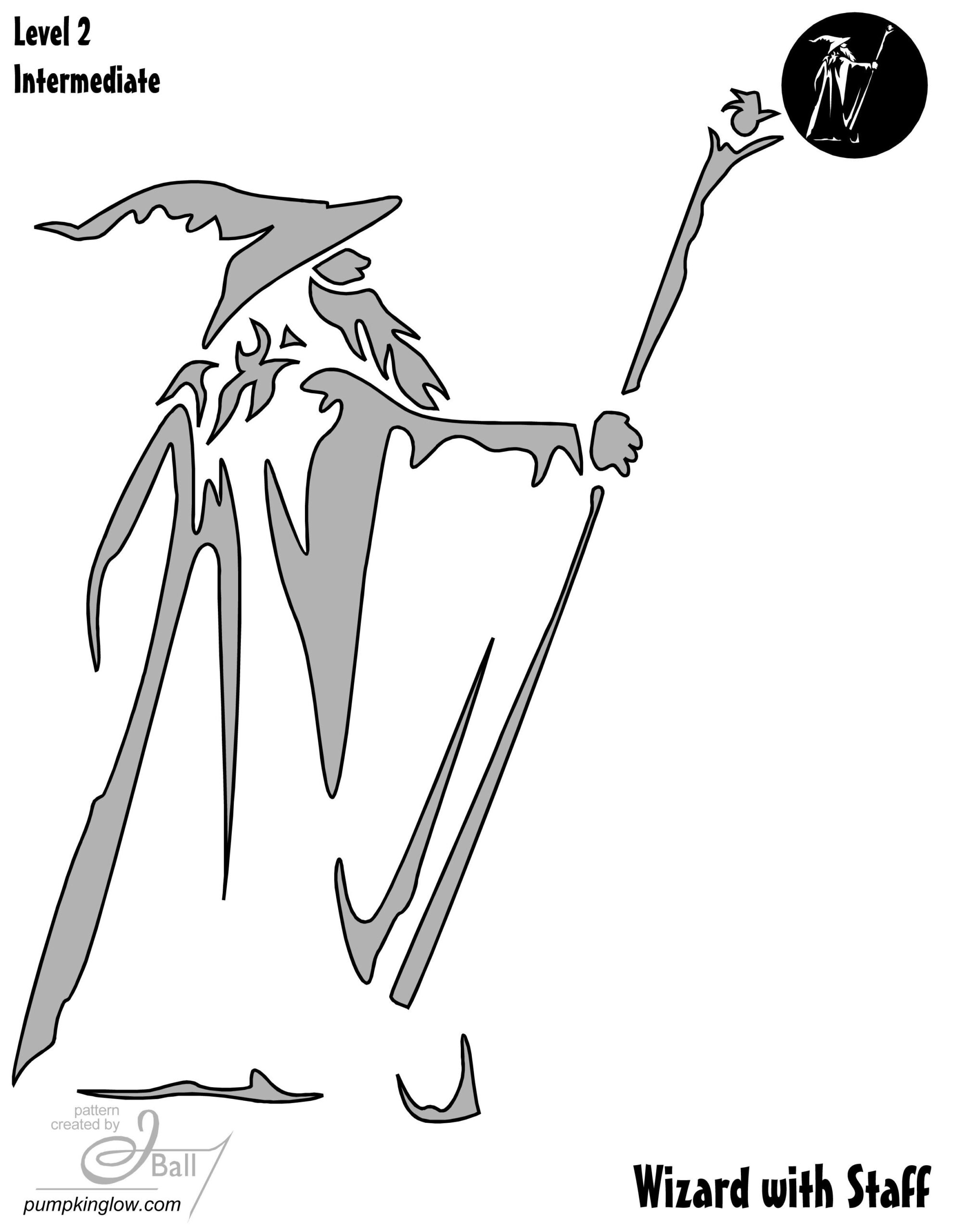 Lord Of The Rings: Gandolf (Free Pumpkin Stencil - Pumpkin Pattern with Lord Of The Rings Pumpkin Stencils Free Printable