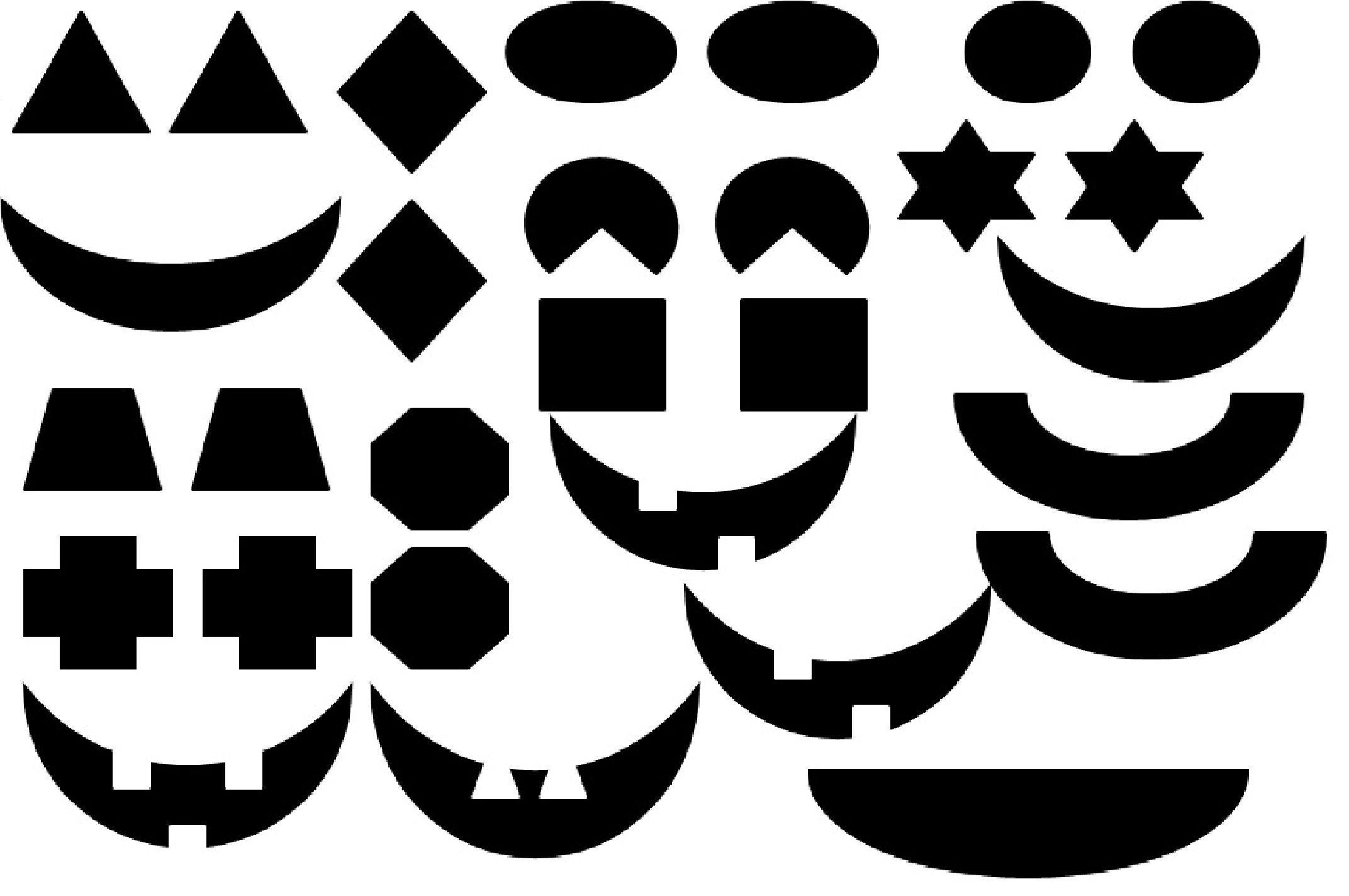 Matching Craft With Jack-O-Lanterns - Worksheets Library pertaining to Printable Pumpkin Eyes And Mouth