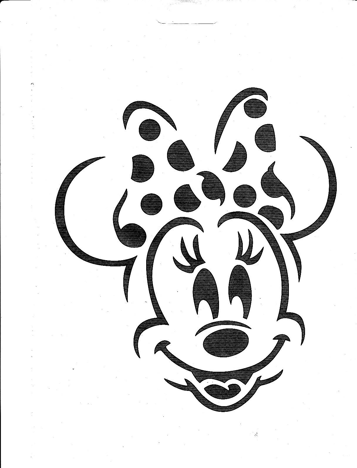 Mickey Mouse: Minnie Mouse (Free Pumpkin Stencil - Pumpkin Pattern pertaining to Printable Minnie Mouse Pumpkin Carving