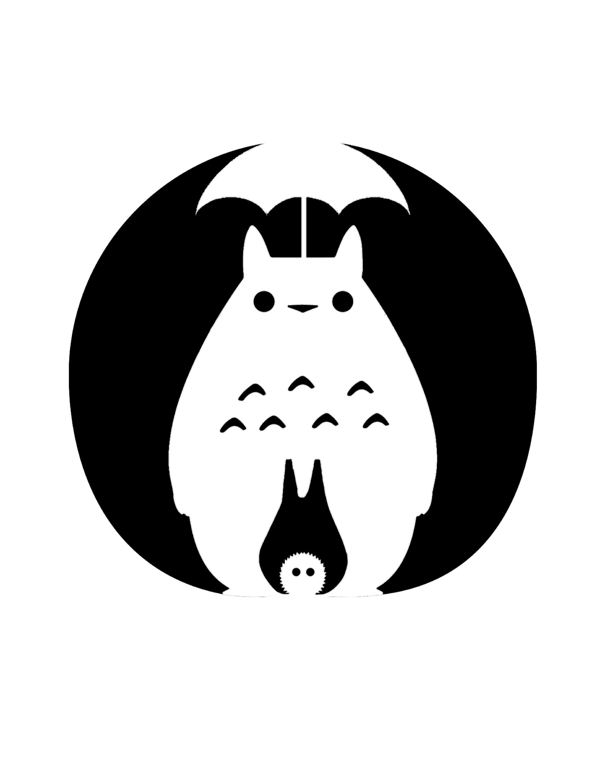 My Neighbor Totoro (Free Pumpkin Stencil - Pumpkin Pattern within Printable Studio Ghibli Pumpkin Stencil