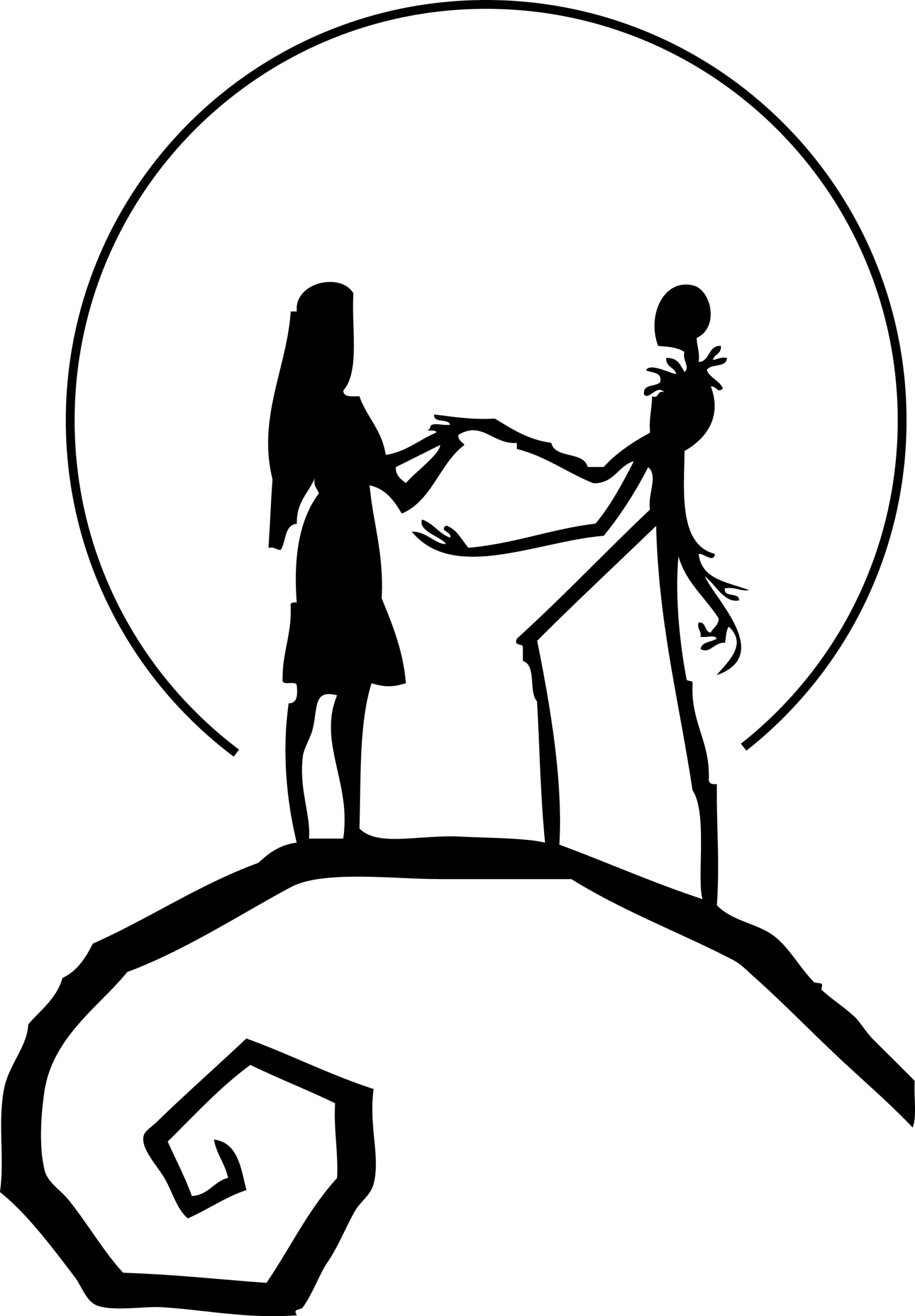 Nightmare Before Christmas: Jack & Sally (Pumpkin Stencil inside Jack Skellington And Sally Pumpkin Stencils Free Printable