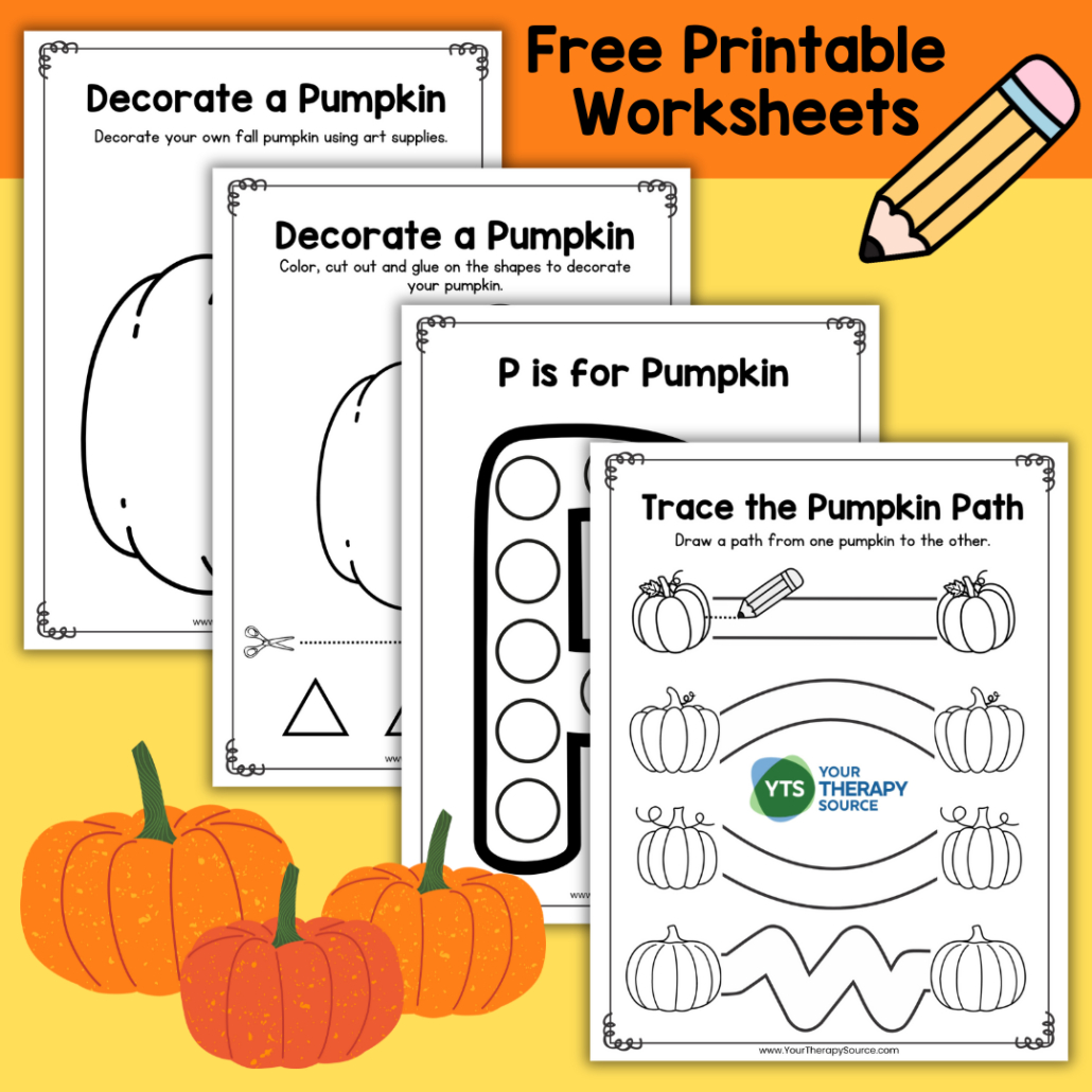 Preschool Pumpkin Worksheets - Free Printable Packet - Your with regard to Printable Pumpkin Activities For Preschoolers