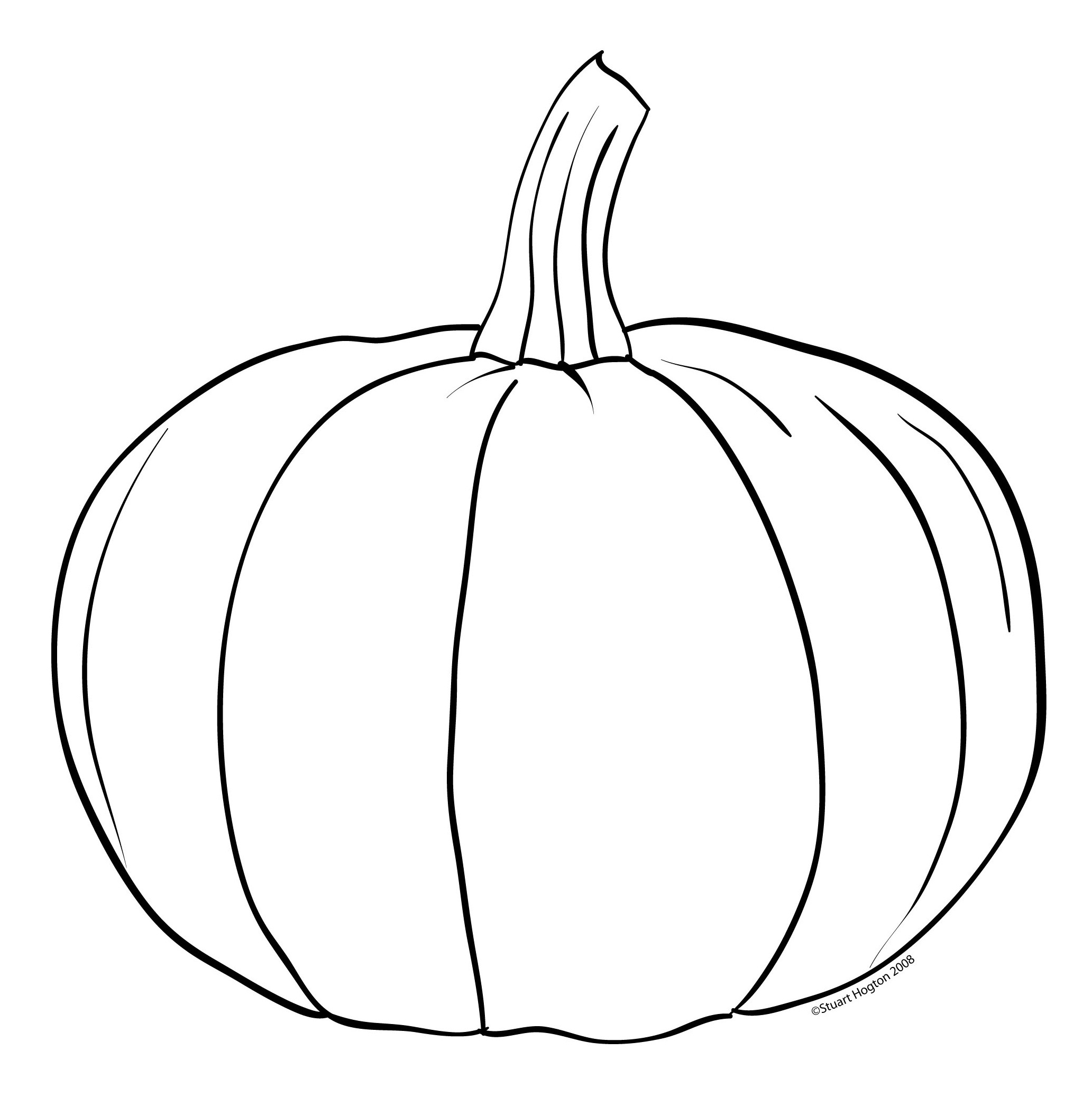 Printable Color Pumpkins - Printable Party Favors pertaining to Printable Pumpkin Clipart Black And White