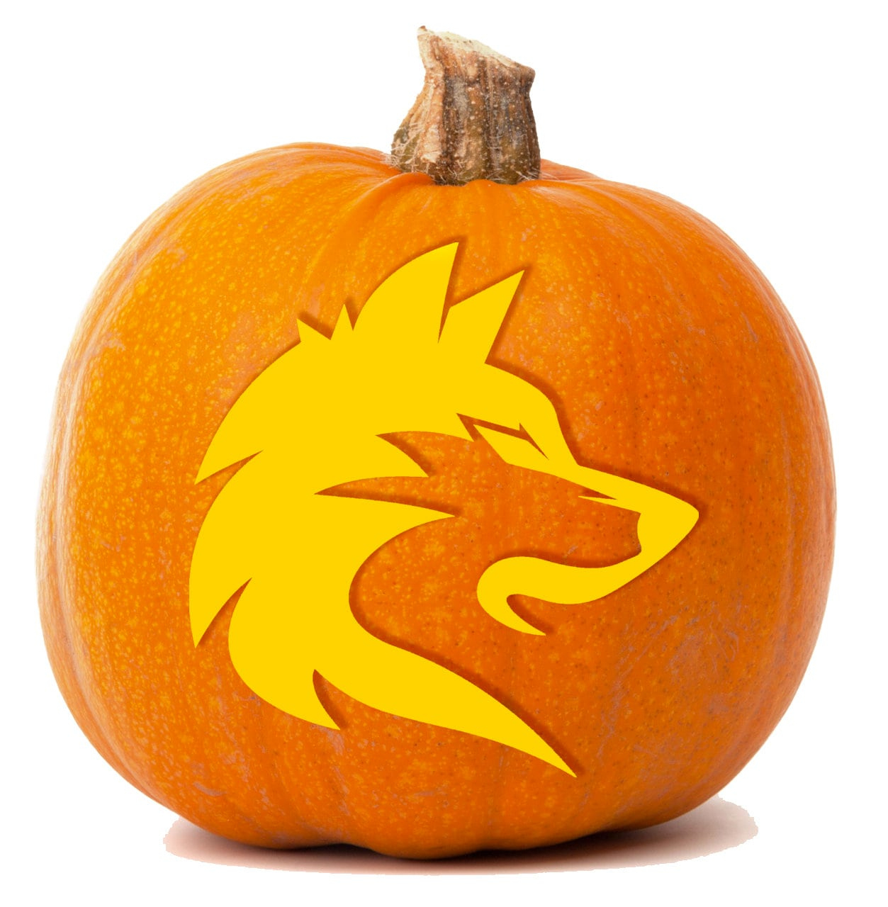 Printable Pumpkin Stencil For Carving | Wolf Head Silhouette throughout Printable Werewolf Pumpkin Stencil