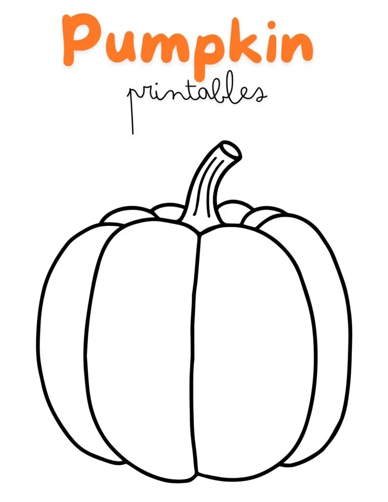 Pumpkin Craft Printable: Fun And Easy Activities For Fall Creativity in Printable Pumpkin Activities For Preschoolers