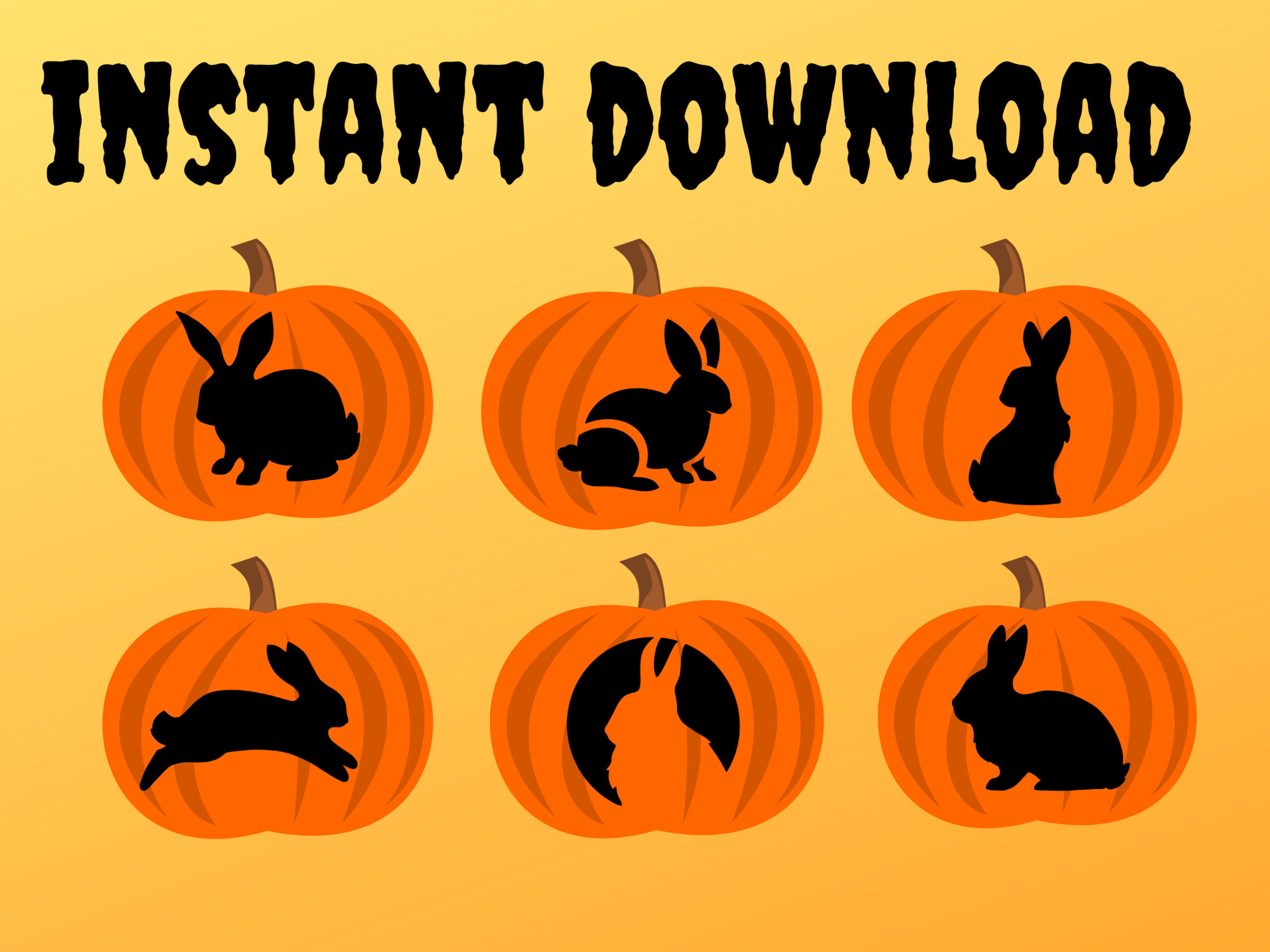 Rabbit Pumpkin Carving Stencils | 12 Unique Halloween Jack O throughout Printable Rabbit Pumpkin Stencil