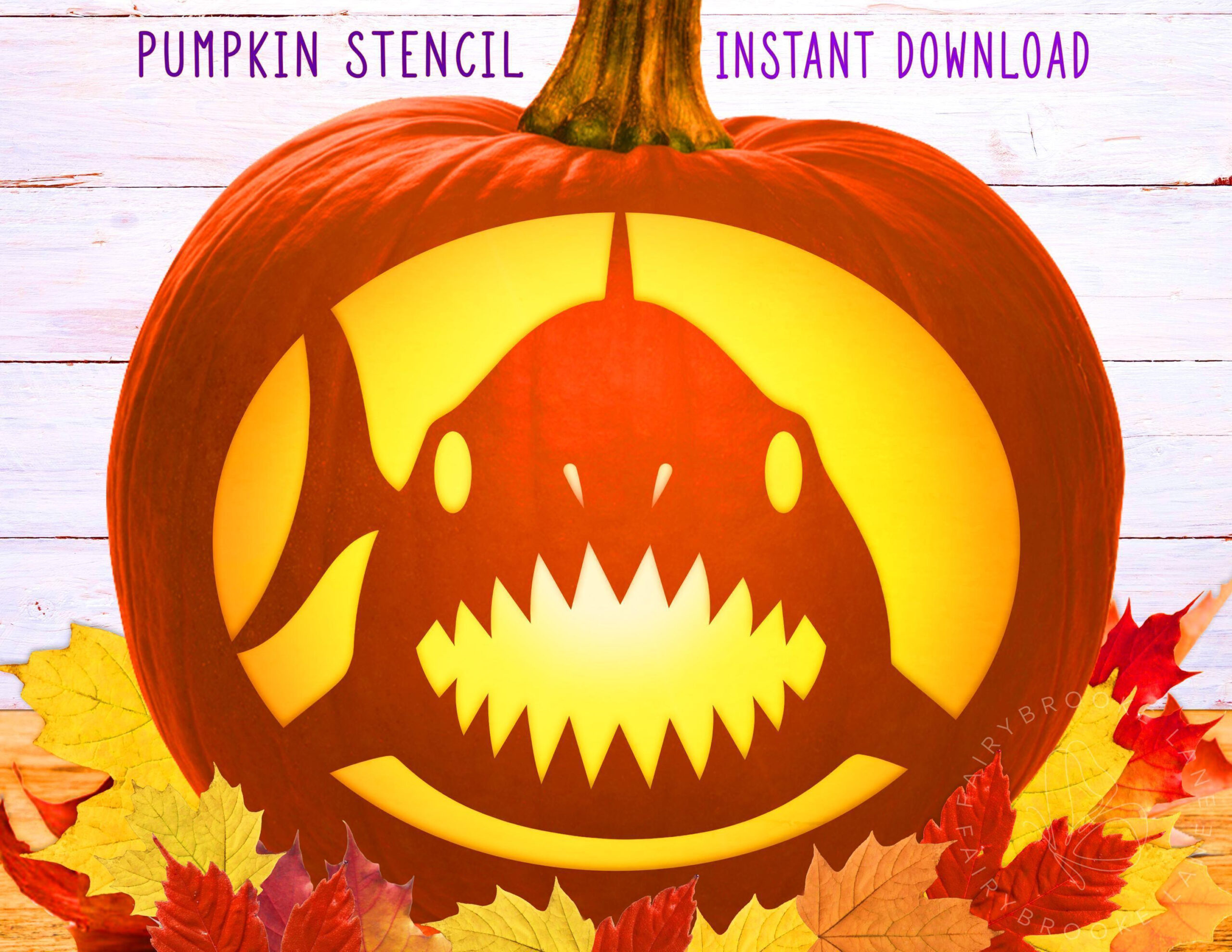Shark Pumpkin Stencil, Shark Printable Pumpkin Stencil, Shark inside Printable Shark Pumpkin Stencil