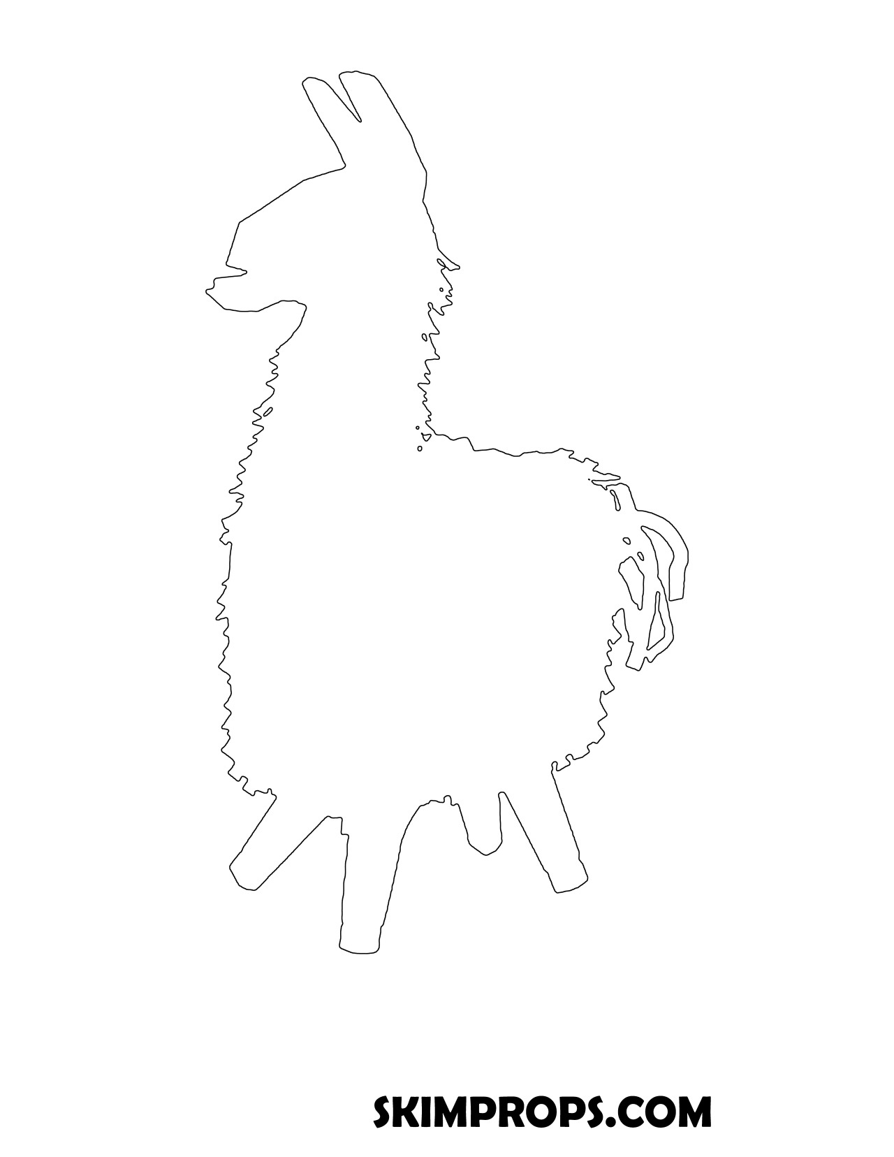 Skimprops — Free Video Game Inspired Halloween Pumpkin regarding Fortnite Pumpkin Stencil Printable