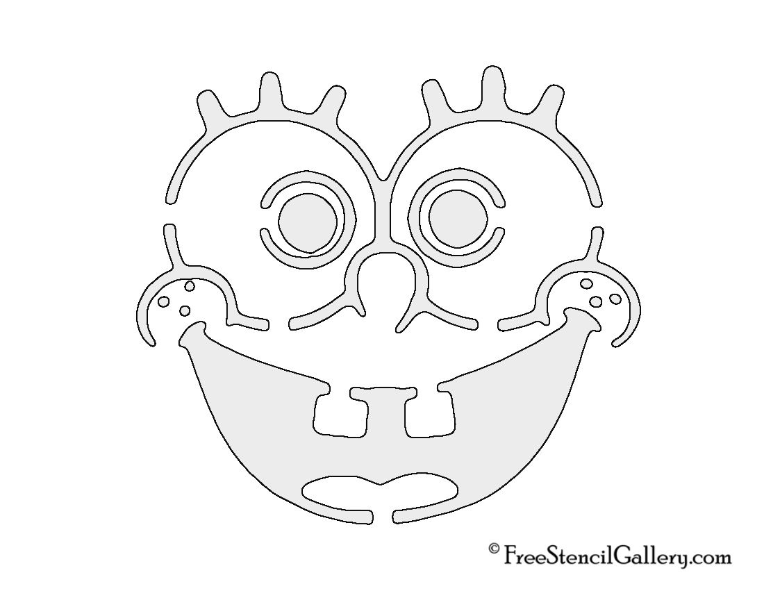 Sponge Bob Stencil regarding Spongebob Pumpkin Stencil Printable