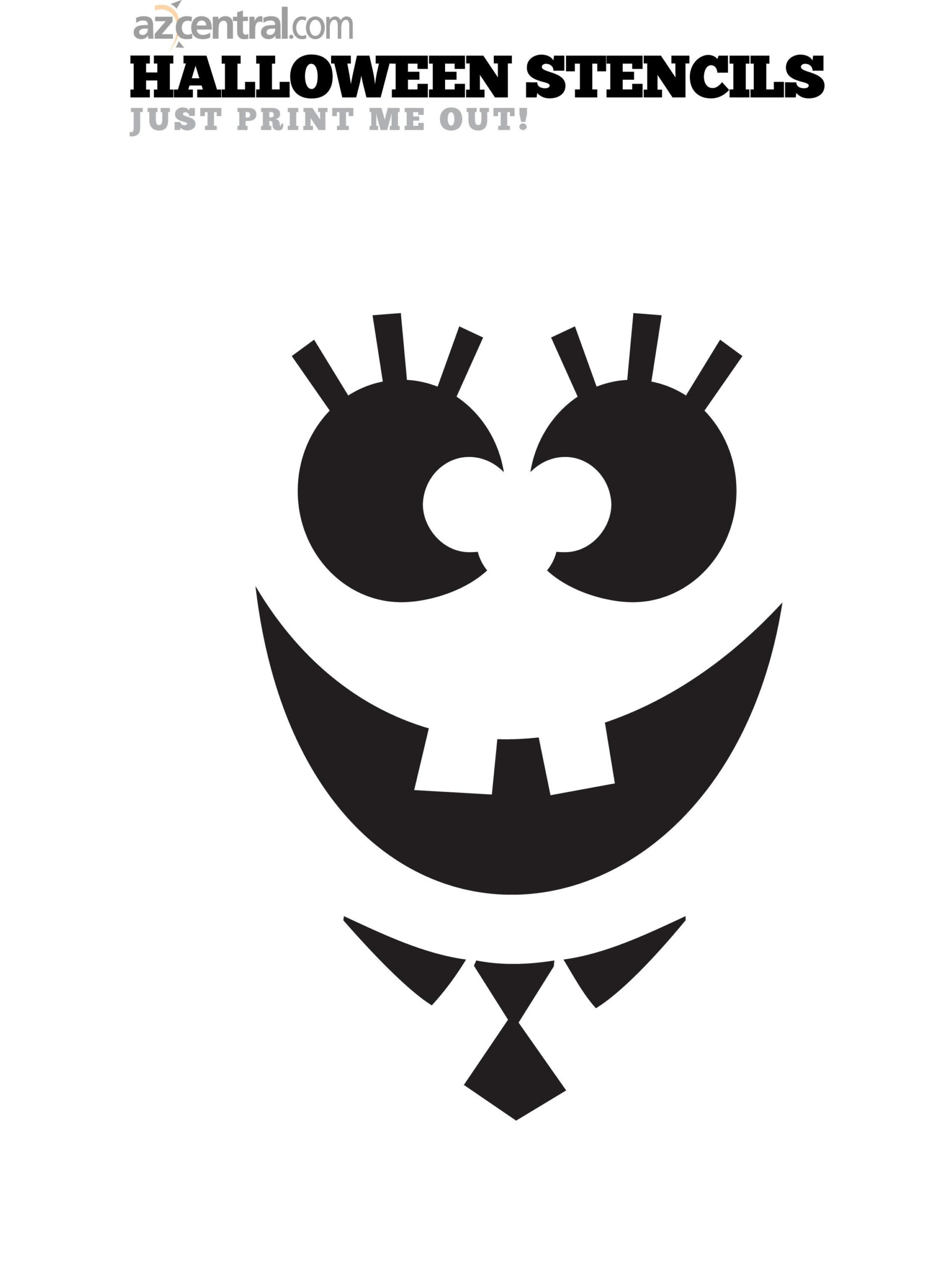 Spongebob Squarepants (Pumpkin Stencil - Pumpkin Pattern - Pumpkin for Spongebob Pumpkin Stencil Printable