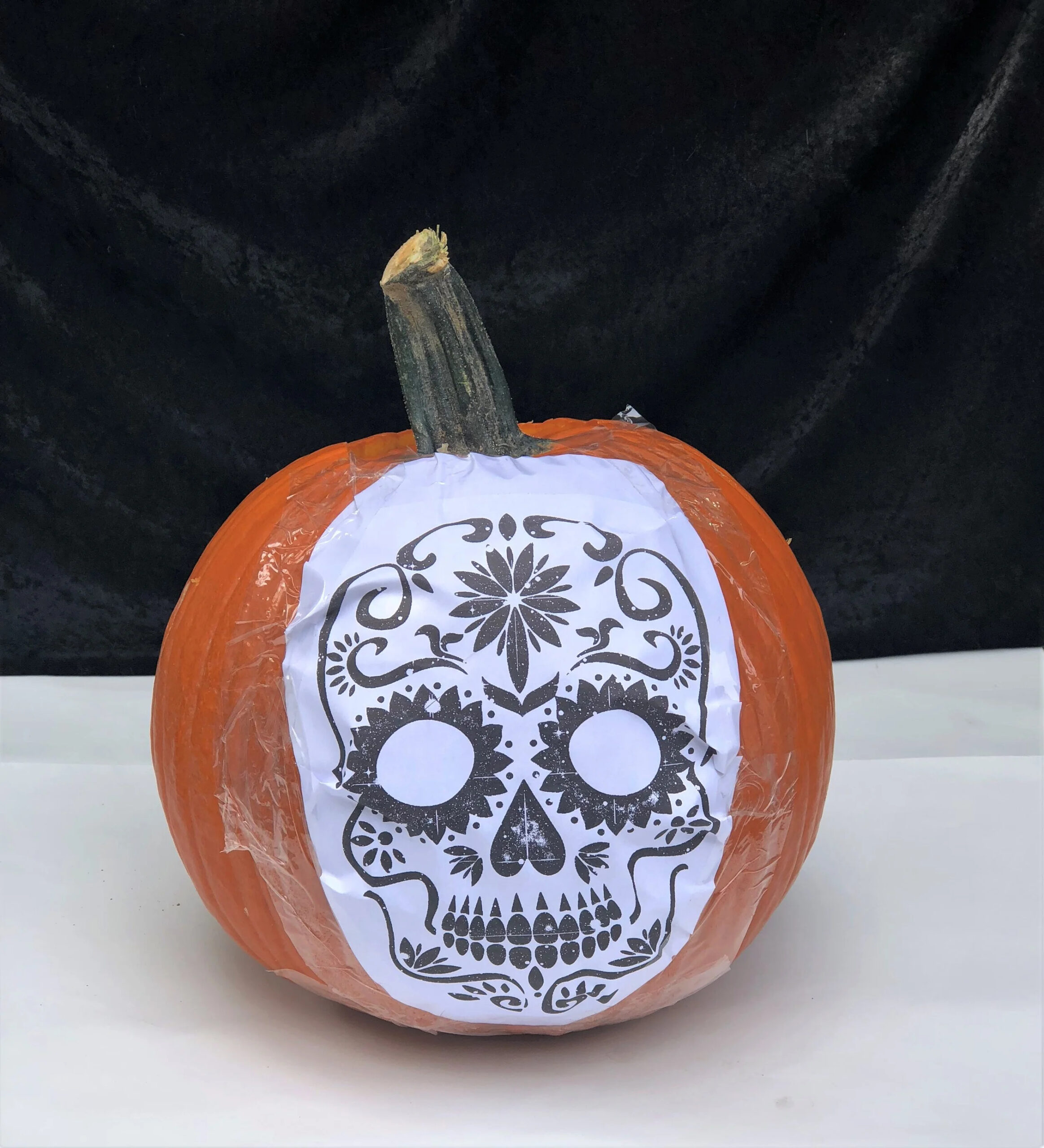 Sugar Skull Pumpkin Tutorial - News with regard to Free Printable Sugar Skull Pumpkin Stencil