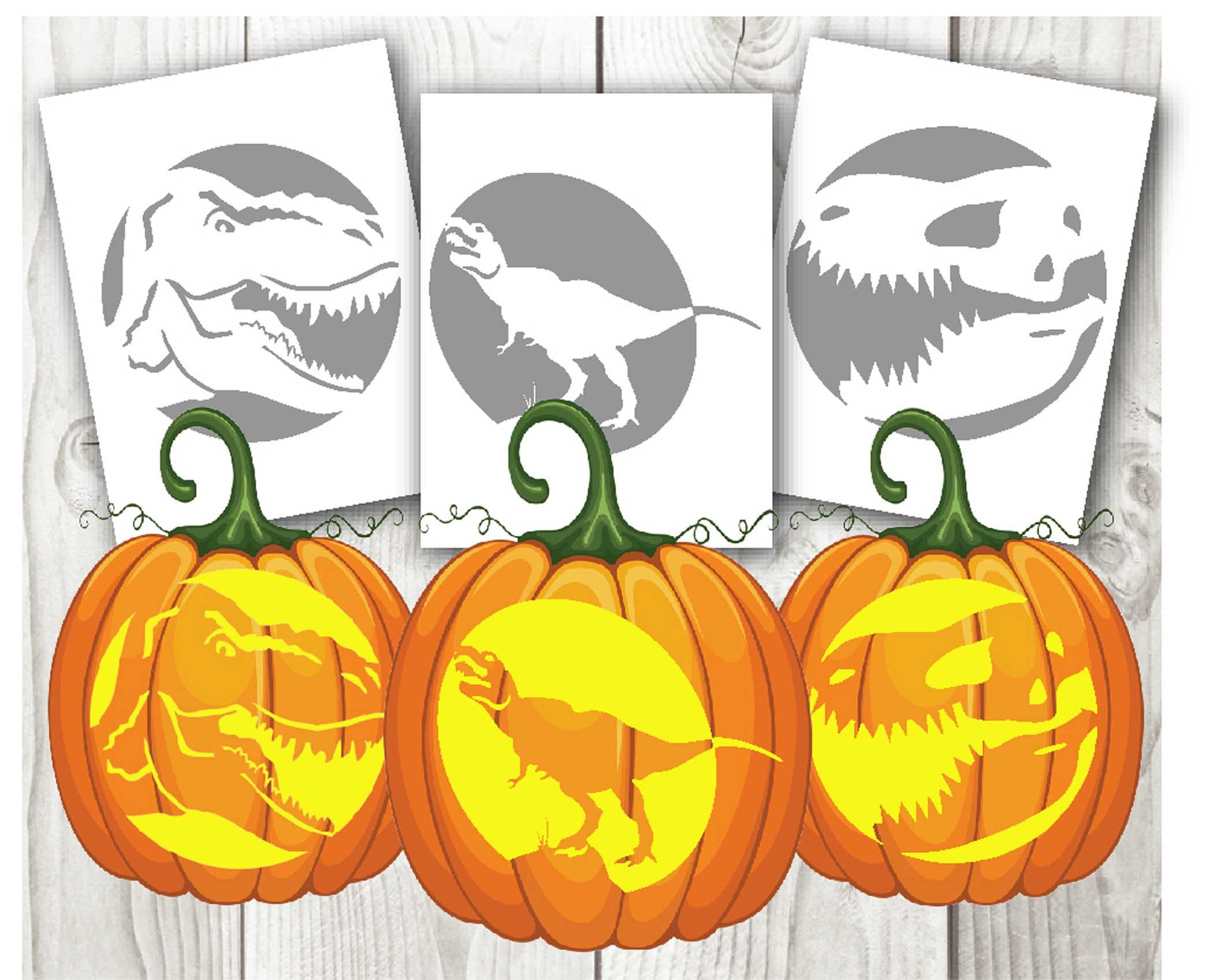 T-Rex Pumpkin Carving, Stencil, Dinocsaur, Halloween, Template within Dinosaur Pumpkin Carving Stencil Printable