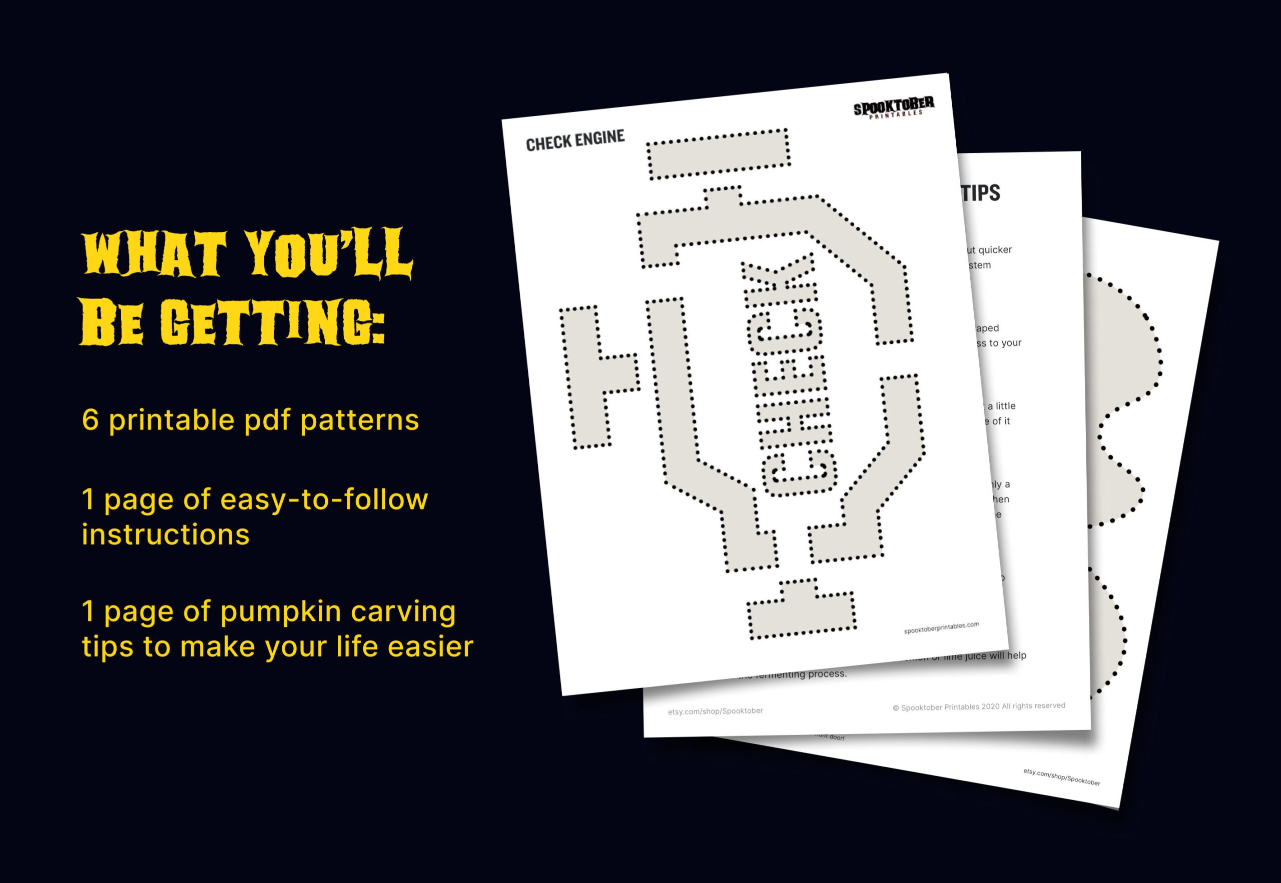 Überprüfen Sie Motor Leichte Kürbis Carving Stencil || Lustiges with regard to Free Check Engine Light Pumpkin Stencil Printable